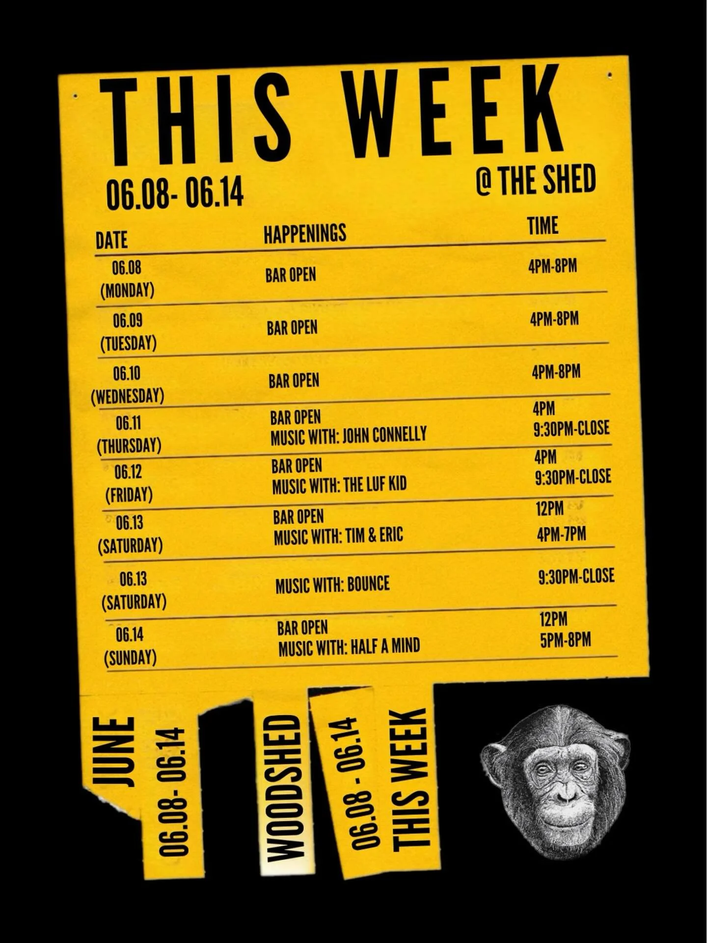 Music lineup for this weekend @thewoodshedbar 🍻🎵🍻🎵🍻🎵🍻🎵🍻🎵🍻🎵🍻🎵🍻🎵🍻 #divebar #livemusic #capecod #boston #brewster