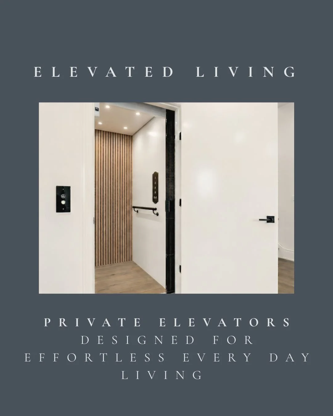 Elevated Living ✨

Private elevators at Trinity Row bring a new level of comfort and convenience to everyday life. Thoughtfully integrated into each home, they create effortless connection between every floor while adding a quiet sense of luxury to t