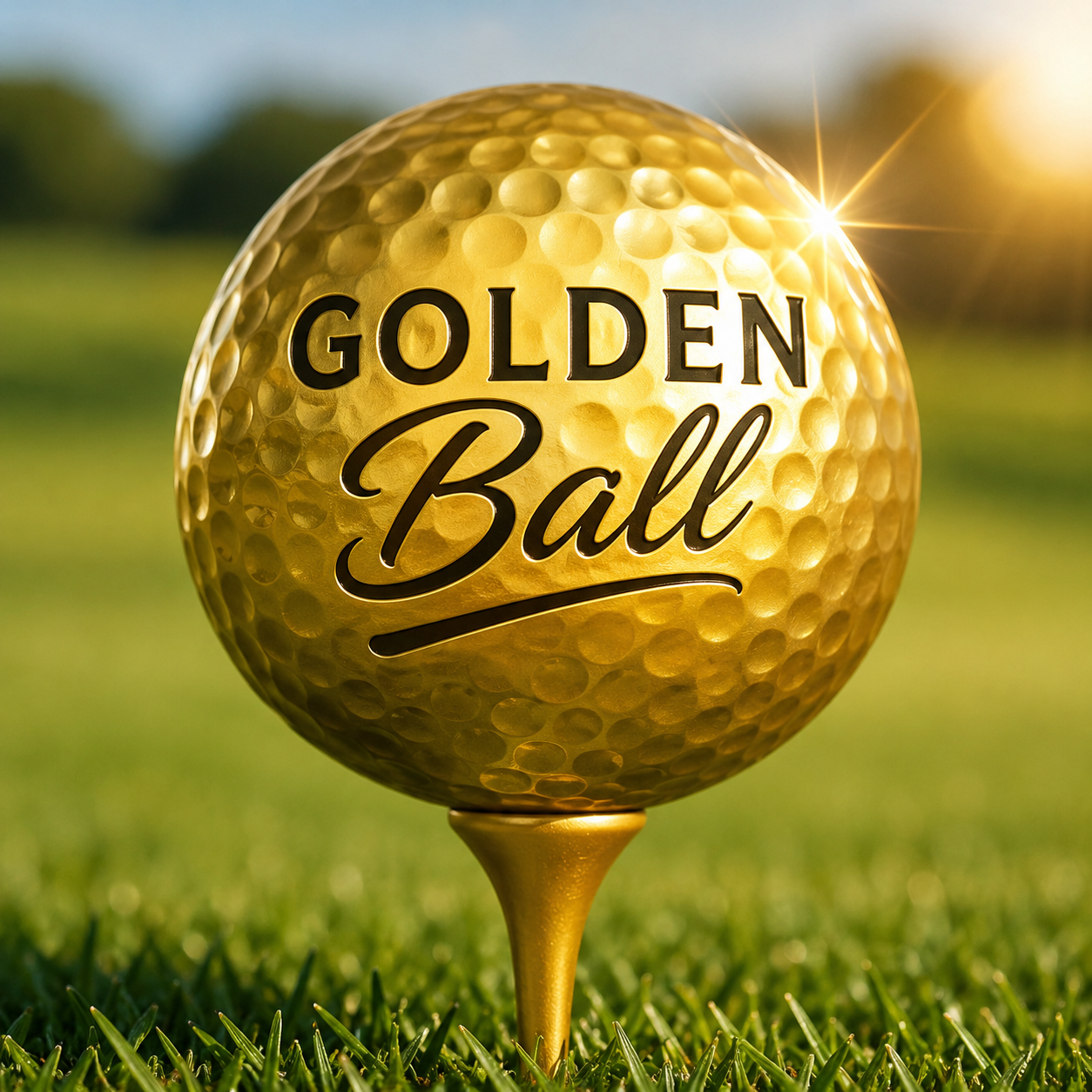 Golf Outing Golden Ball