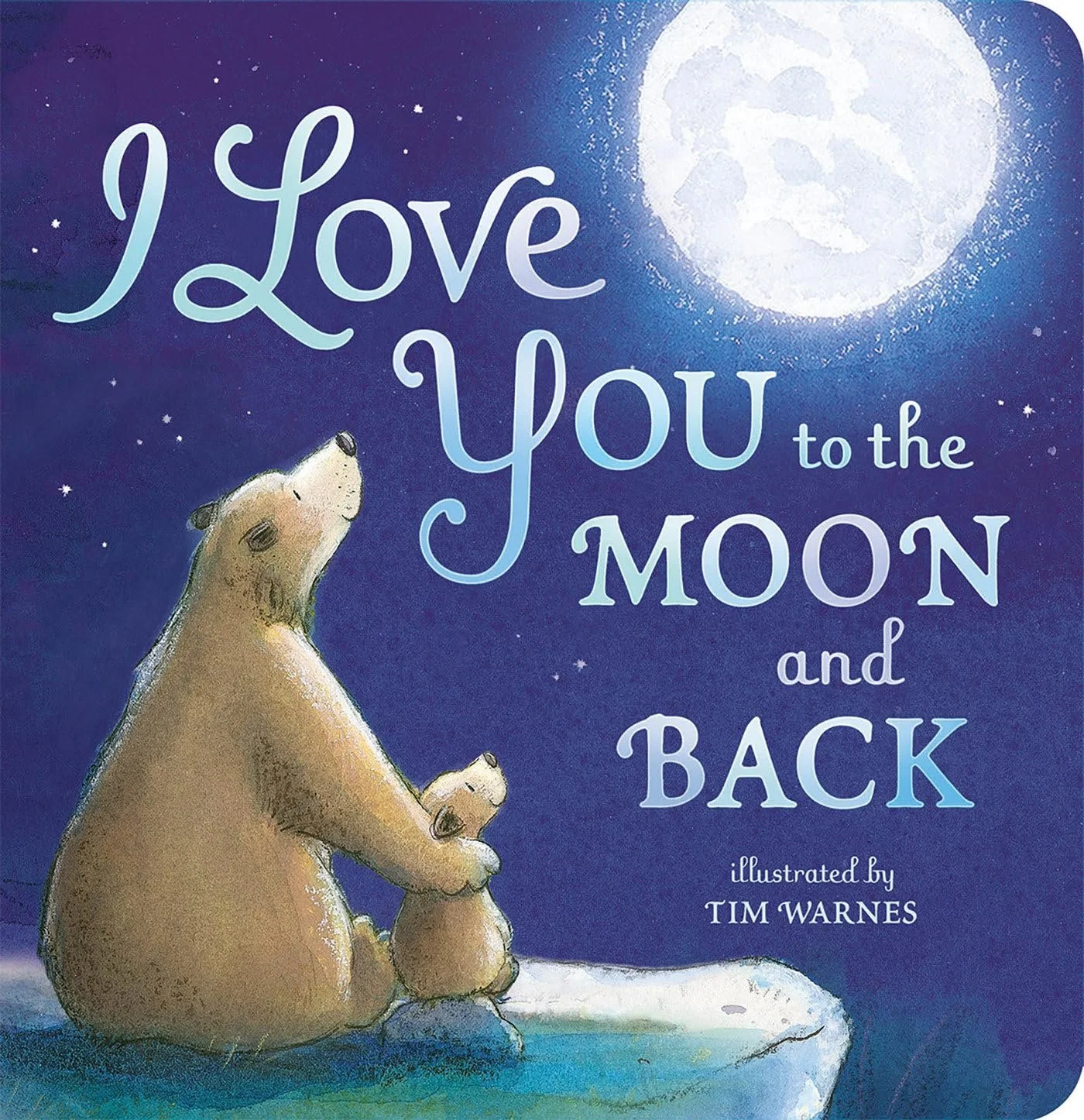 I Love You to the Moon and Back -
Click the image to view on Amazon.

This gentle story follows a bear and cub through their day, highlighting love, connection, and shared experiences. The warm, repetitive language supports early vocabulary, listenin