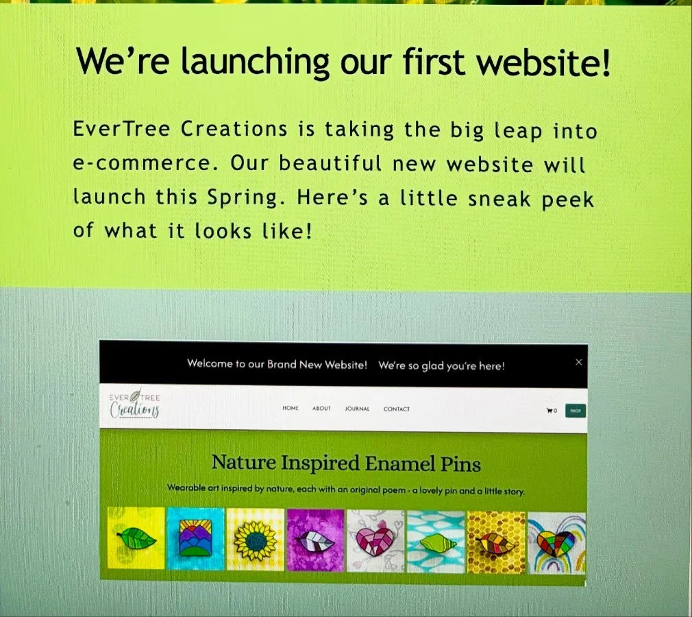 Click the link in my bio or head over to http://evertreecreationsnc.com 
Subscribe for updates, news and more!