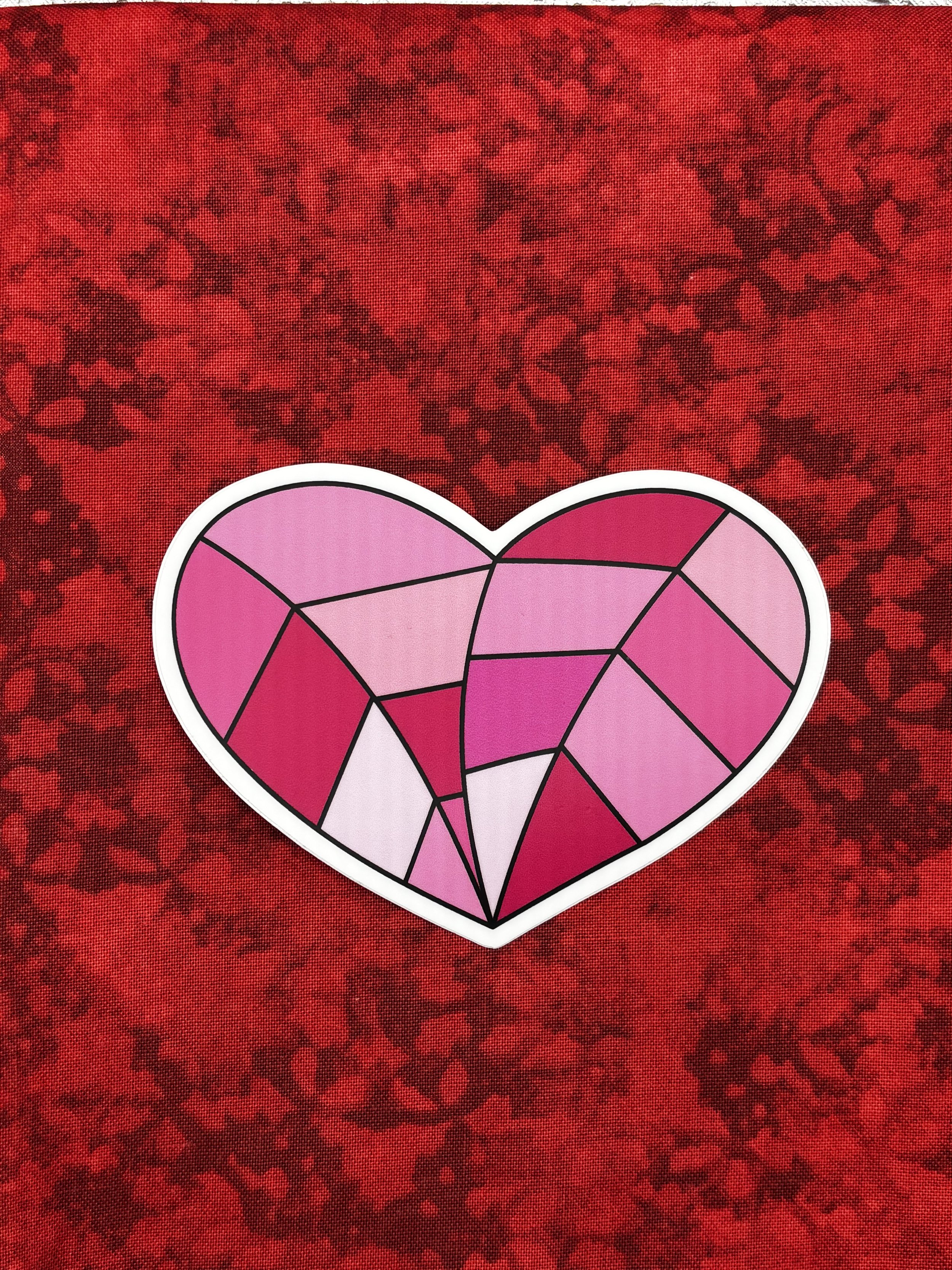 Mosaic Heart Sticker