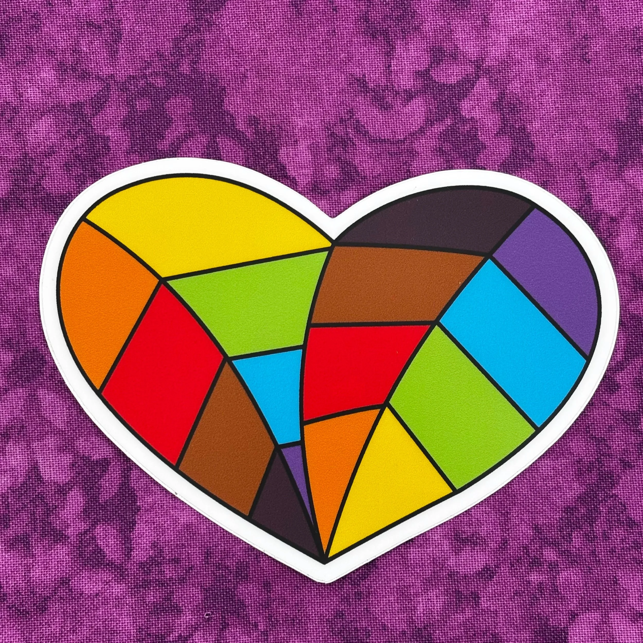 Rainbow Heart  Sticker