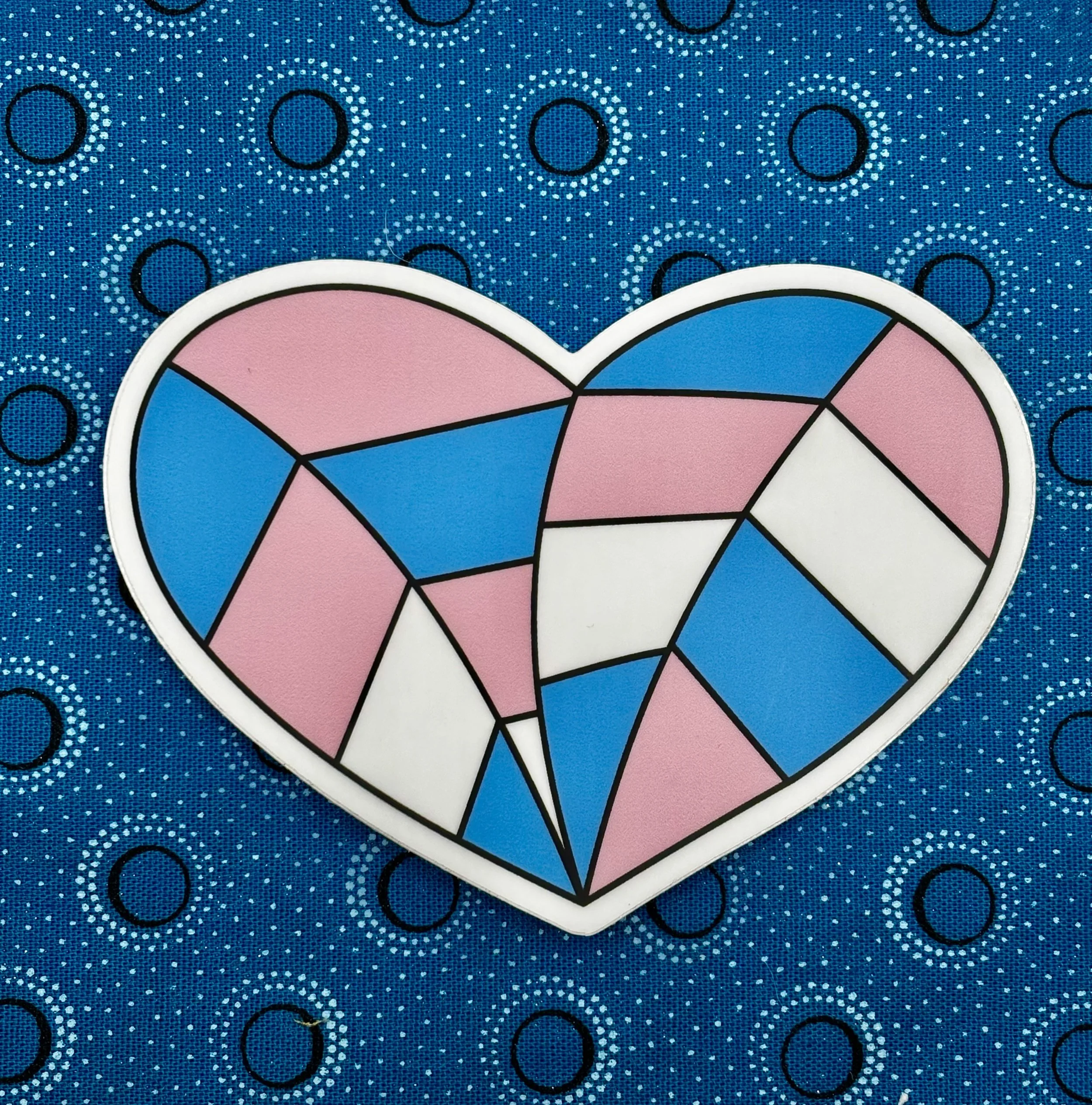 Trans Heart Sticker
