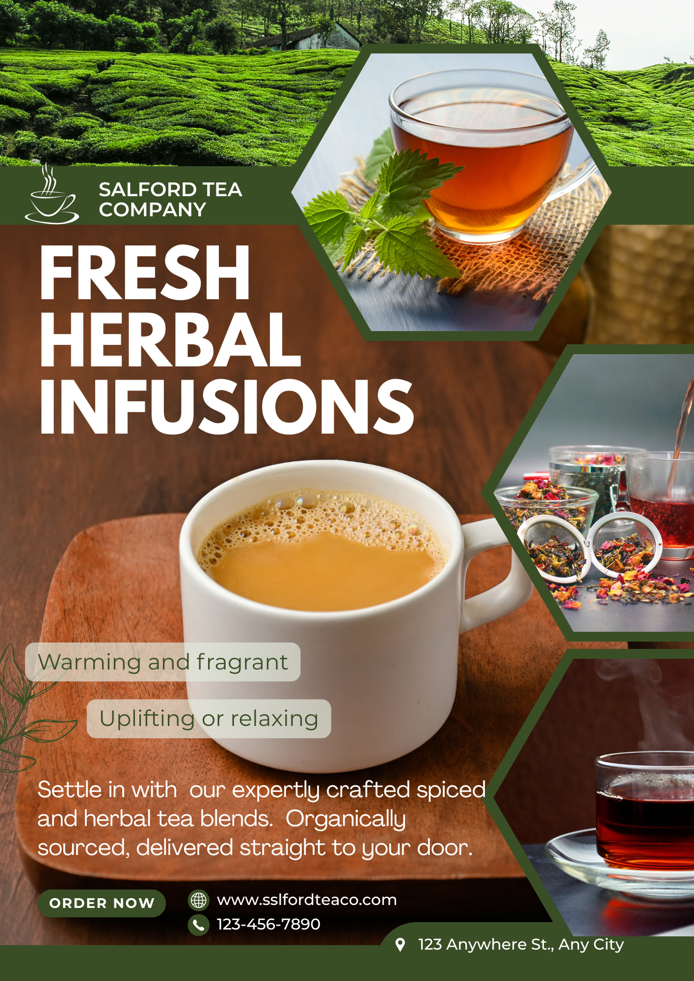 Green and Beige Natural Herbal Tea Product Flyer.png