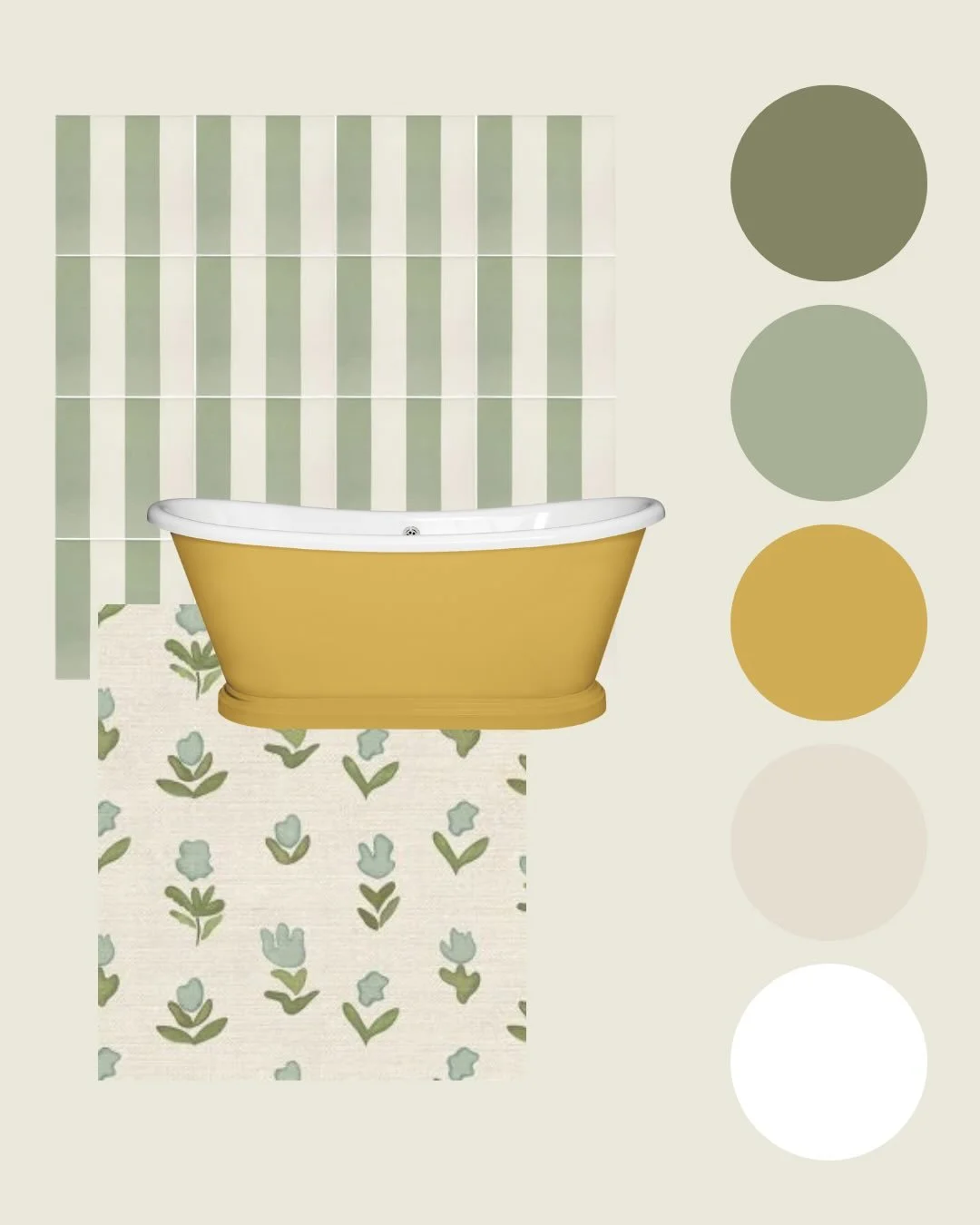 Bathroom tiles are rarely the hardest part of designing a bathroom. Choosing them in isolation is.

There are so many beautiful bathroom tiles to choose from, but I rarely think about them on their own. I always look at how they sit in a wider scheme