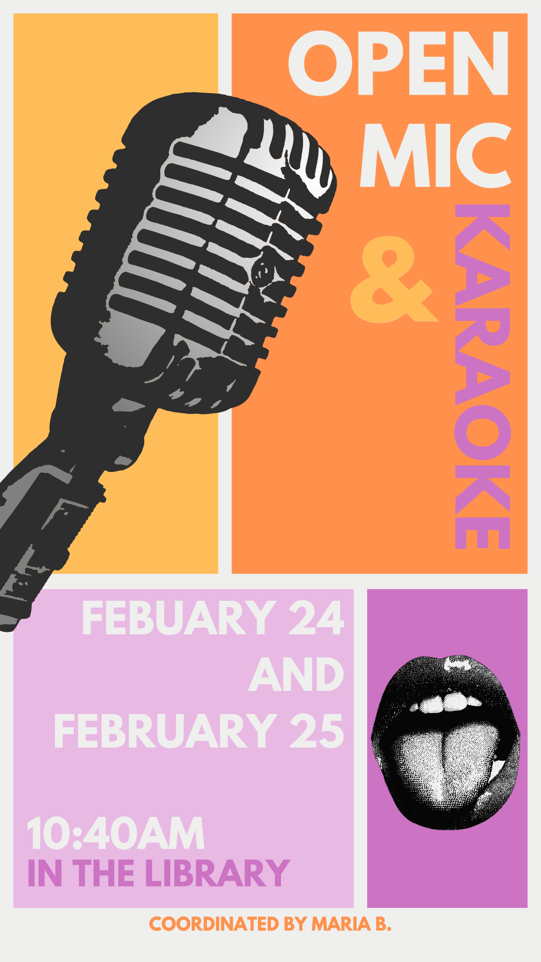 open mic and karaoke