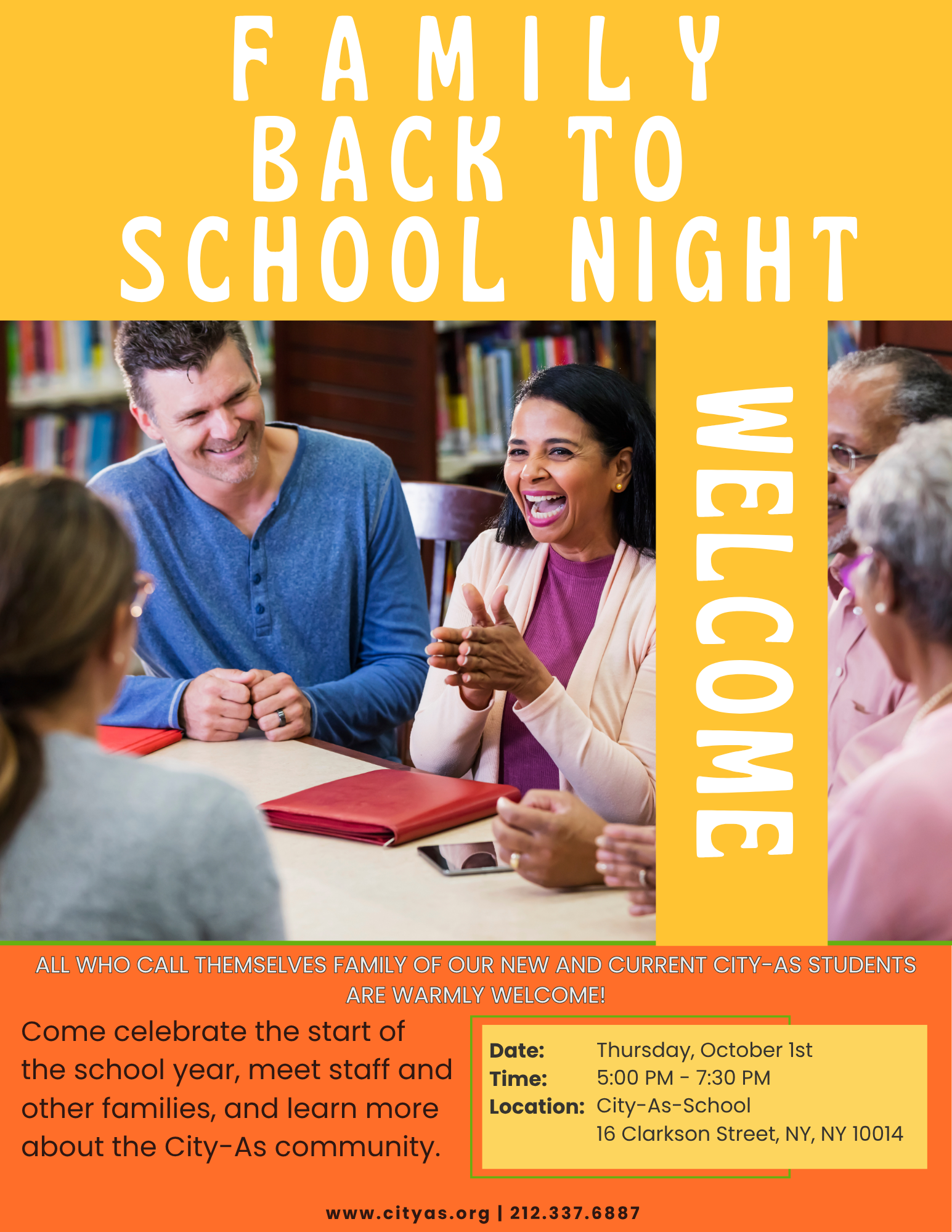FAMILY WELCOME NIGHT