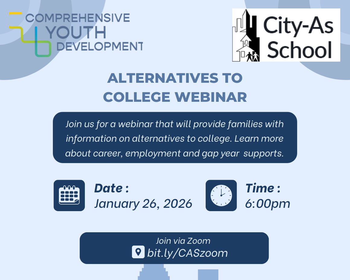 ALTERNATIVES TO COLLEGE WEBINAR