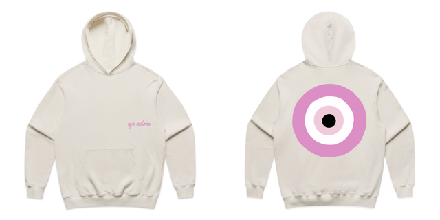 CREAM EYE ADORE HOODIE