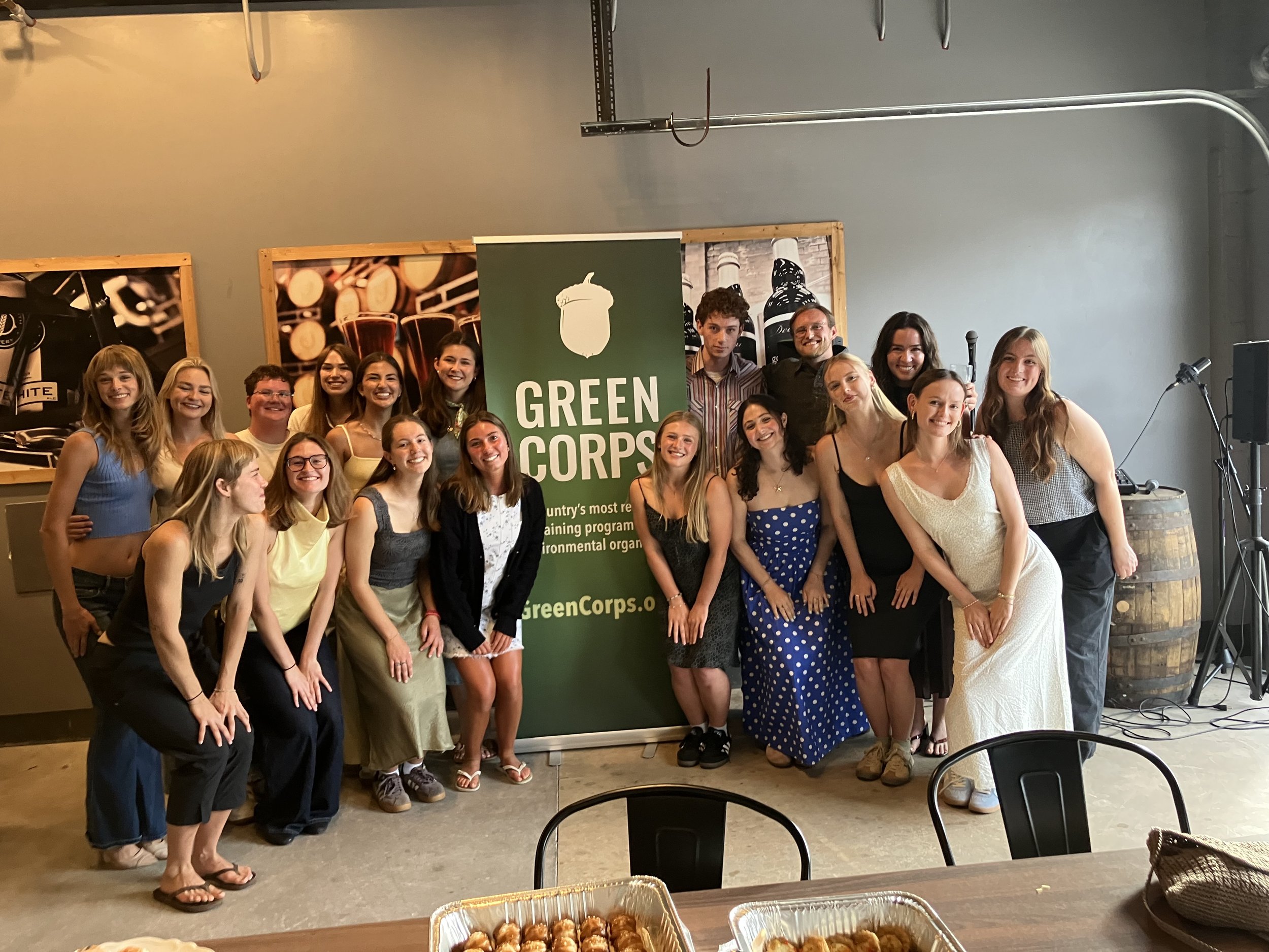 The Green Corps Class of 2027 launches two campaigns at training!