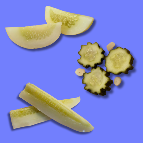 Plain fresh pickles