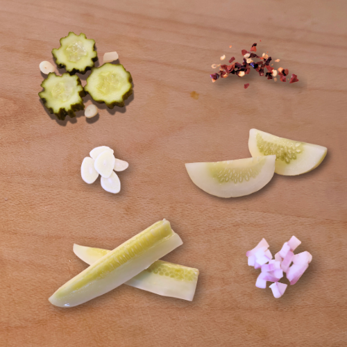 Chili flake fresh pickles