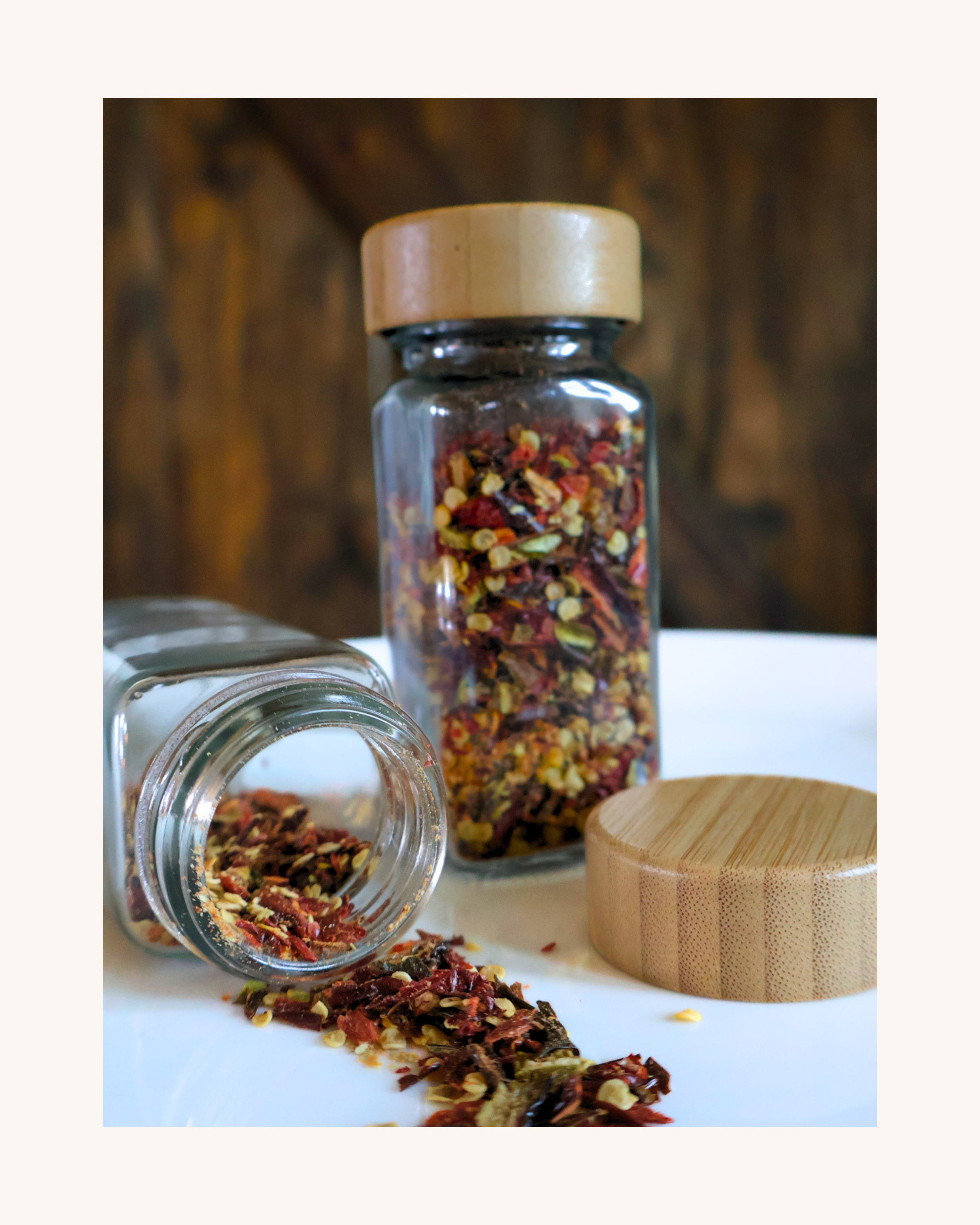 spice jar chili flake
