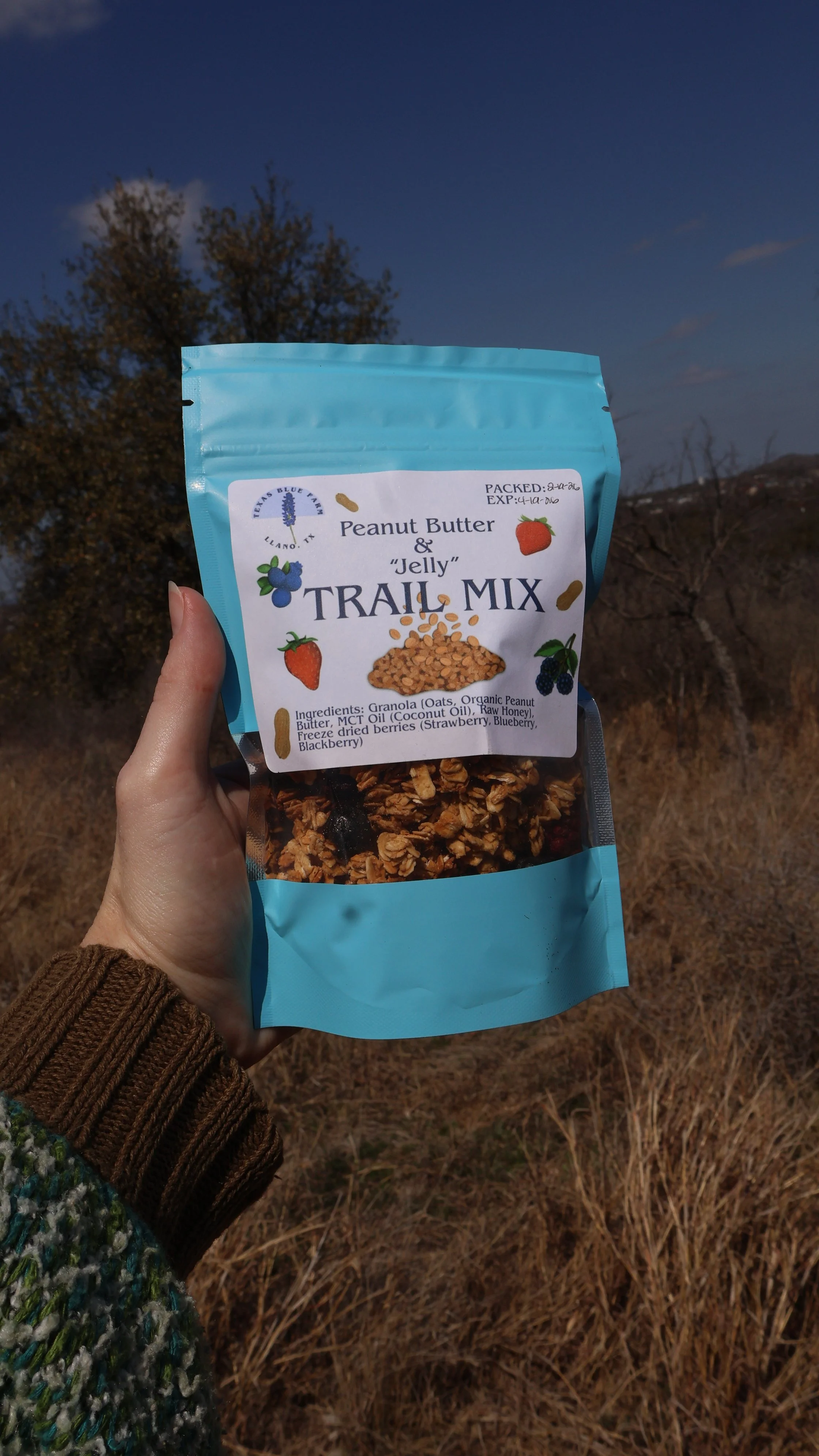 Peanut Butter and "Jelly" Trail Mix
