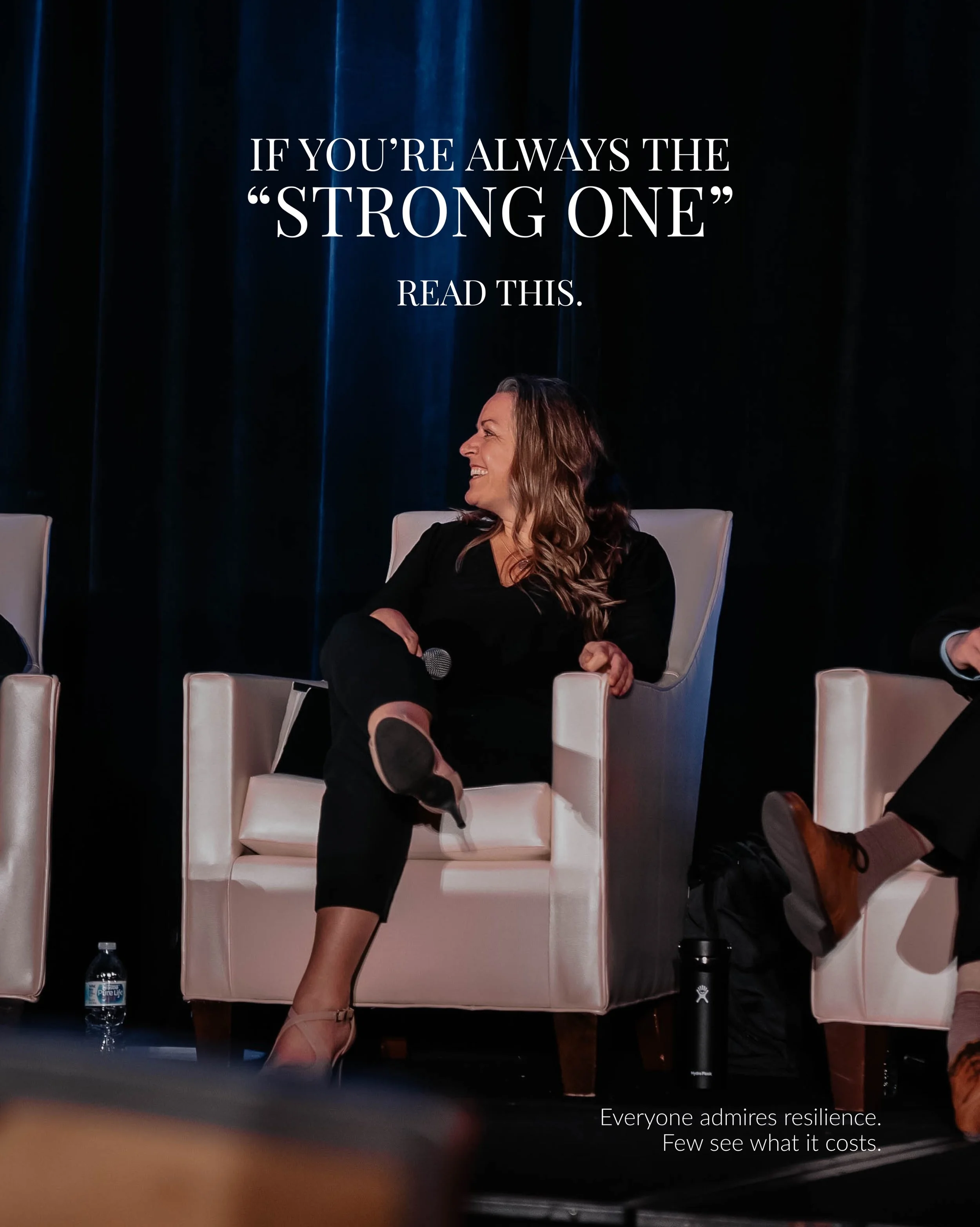 People often admire the person who always has it together.

The one everyone leans on.
The one who solves the problems.
The one who keeps showing up, no matter what&rsquo;s happening behind the scenes.

But being the &ldquo;strong one&rdquo; can be e