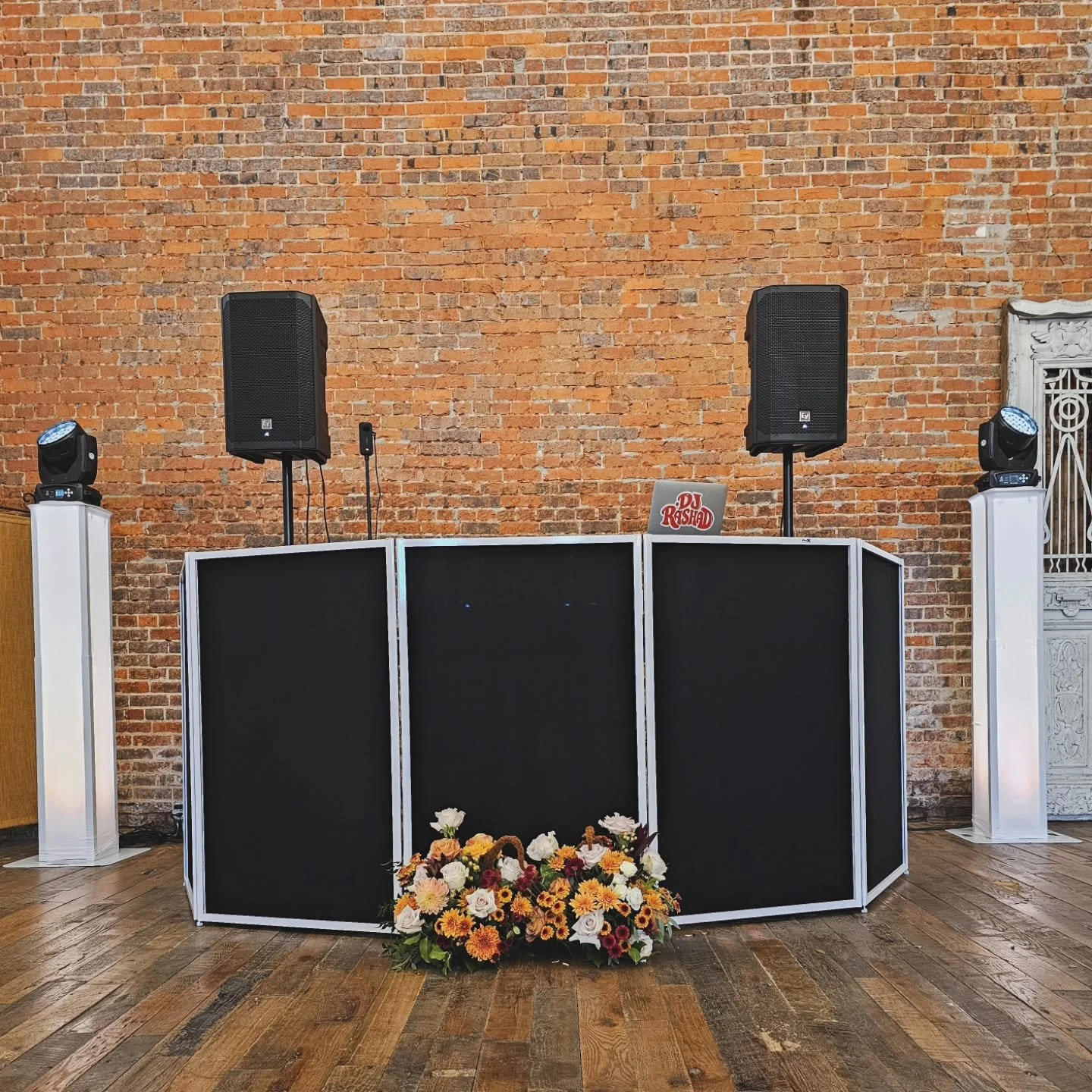 Today's dj booth with @djrashad_hwm at the stunning @theravington ✨️🕺💃💎