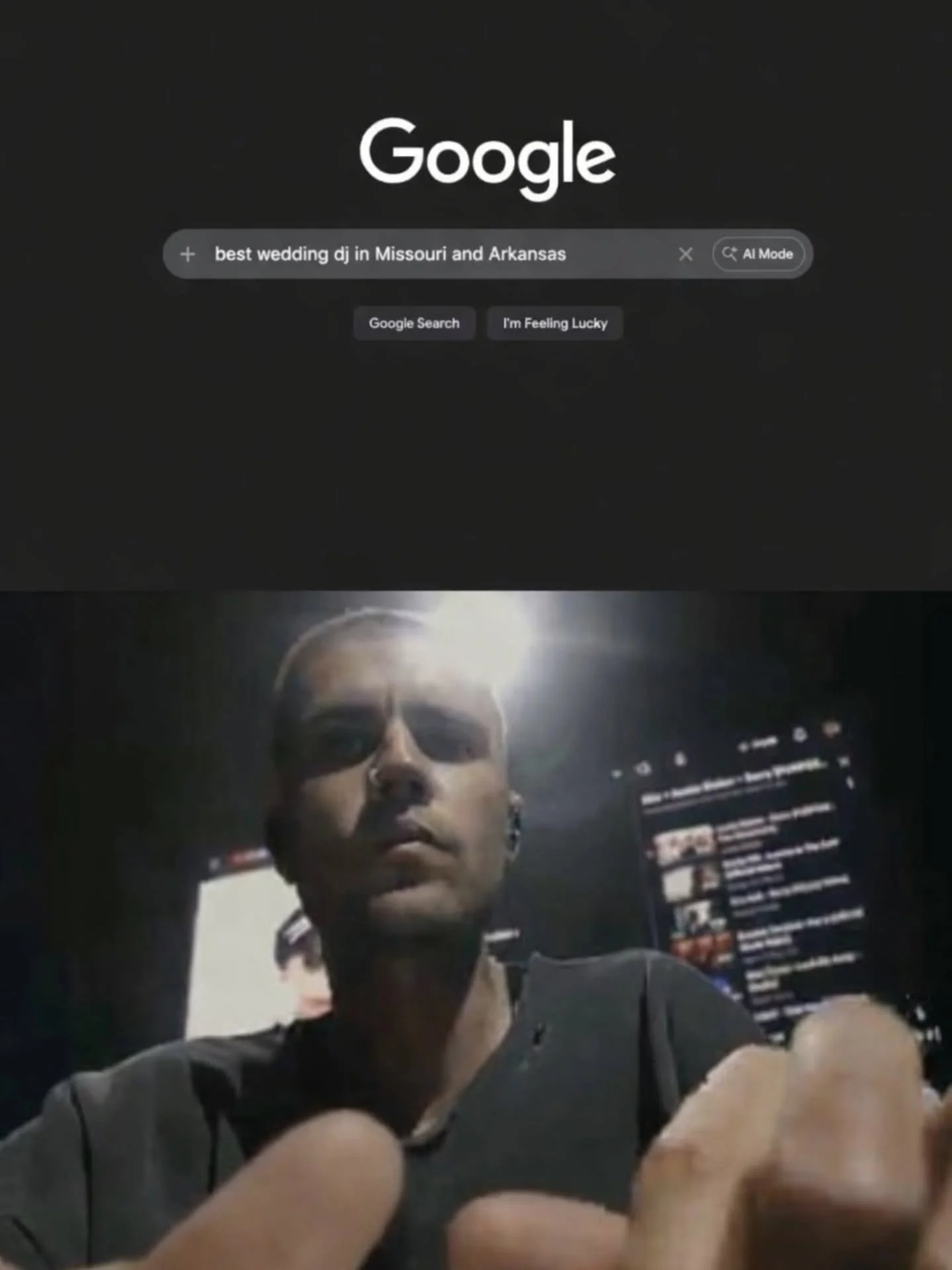 Actually so crazy that JB was searching for us at Coachella 🤯