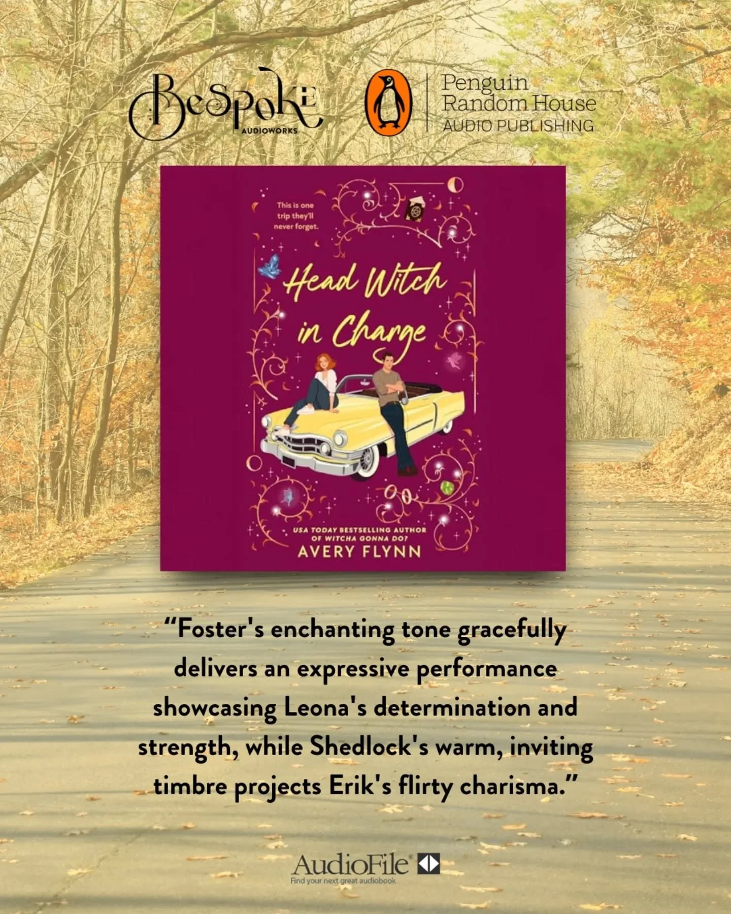 &quot;Foster's enchanting tone gracefully delivers an expressive performance showcasing Leona's determination and strength, while Shedlock's warm, inviting timbre projects Erik's flirty charisma.&quot; -Audiofile

Fall is here, and we are leaning all