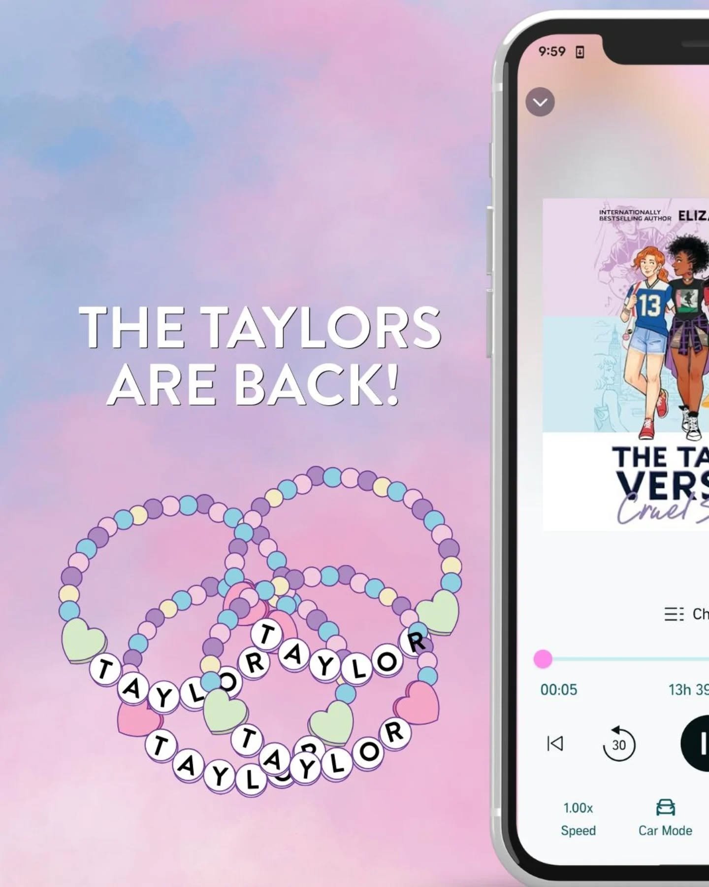 Spend Galentine's Day with the Taylors 🩷💚🩵💛

Cruel Summer: The Taylors Version by @elizabetheulberg
Narrated by @delanienicolegill @ozziejacobsvo @felisha.wong @_victoria_villarreal
Published by @scholastic

The Taylors&mdash;Teffy, Tay, TS, and 