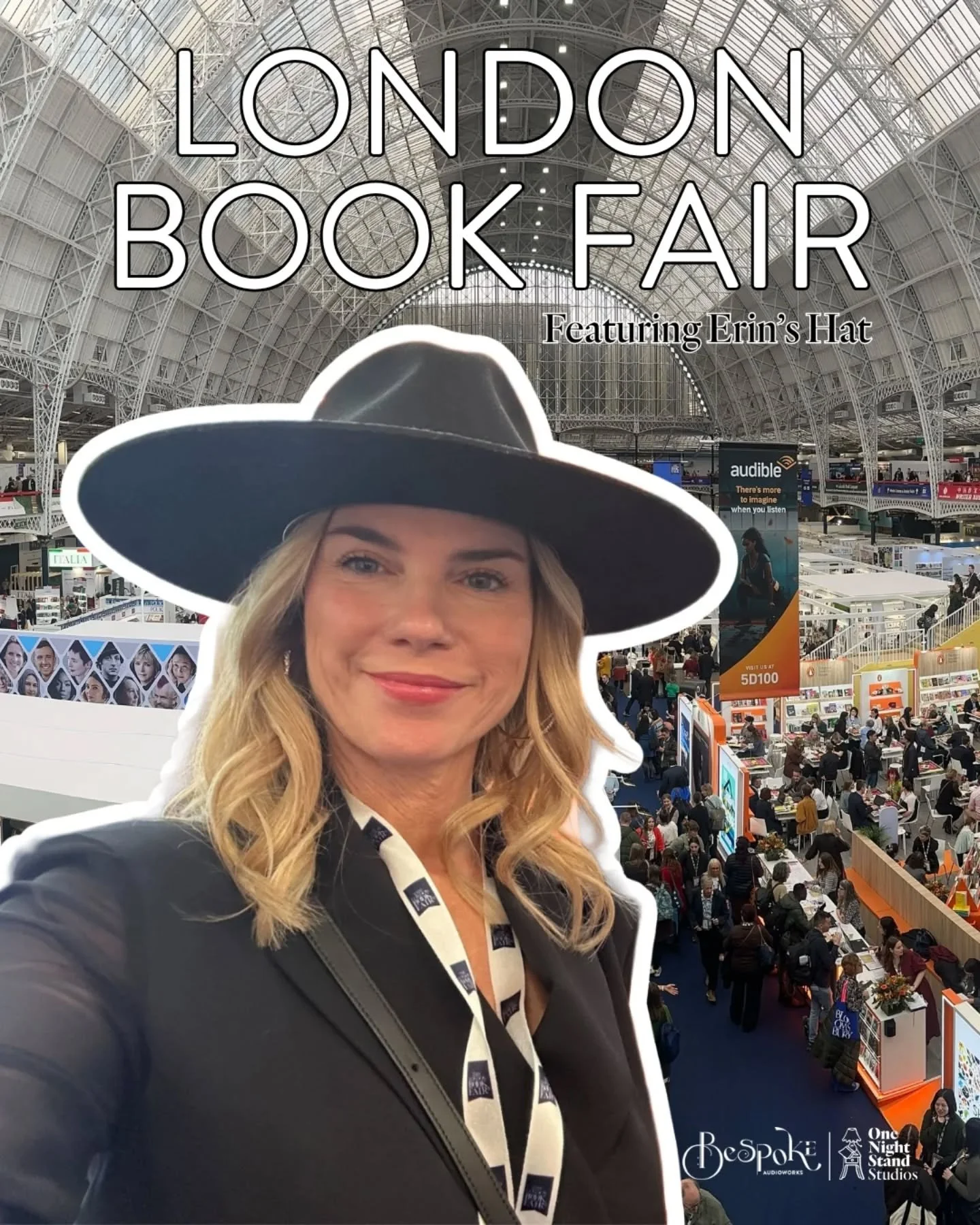 After a whirlwind trip to New York City for the Audies, I flew back to LA only to hop on another plane. My destination? The London Book Fair. And the best part, I was able to travel with a companion this year! Introducing the newest member of the Bes