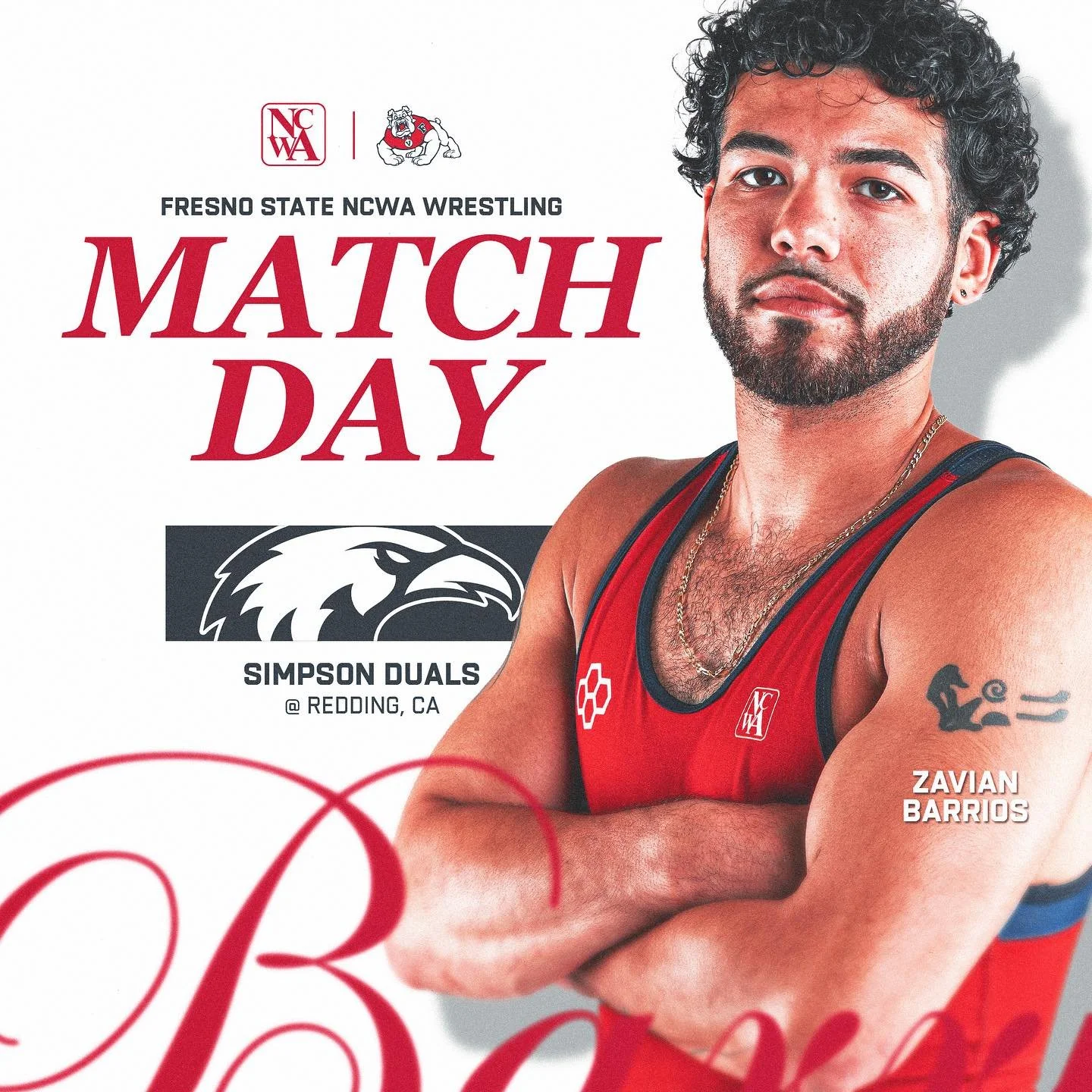 Match Day 🤼&zwj;♂️

The Bulldogs compete at the Simpson Duals hosted at Shasta High School in Redding, CA. Action starts at 10:00am