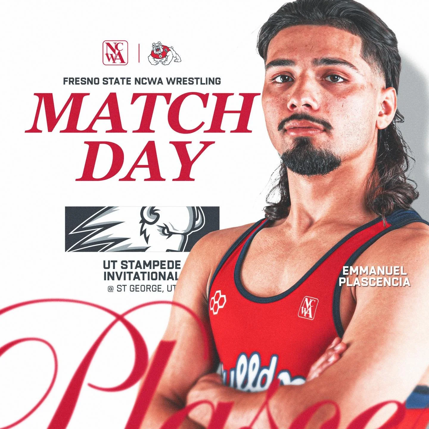 The bulldogs battle it out at the UT Stampede Invitational, hosted by Utah Tech Wrestling. Action begins at 9am MST
#NCWA #CollegeWrestling #FresnoState #GoDogs