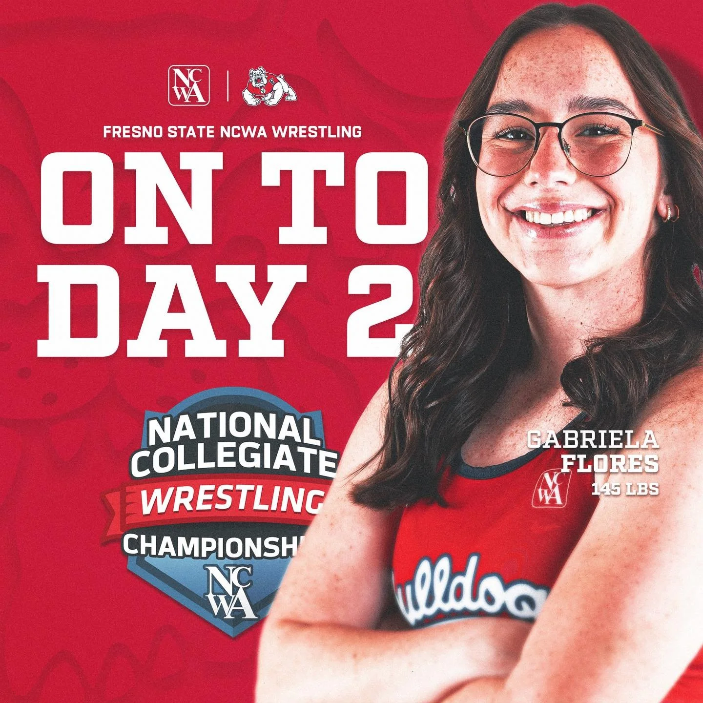 @gabrielamarinflores goes 1-1 on the day, advancing to day 2 of the National Tournament! #NCWA #Nationals