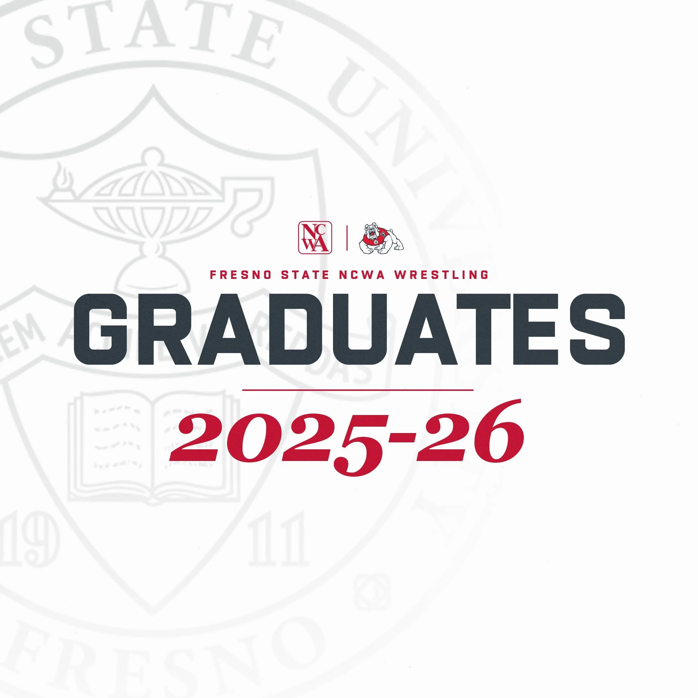 We would like to congratulate our 2025-26 graduating members of the Fresno State NCWA Wrestling family!! 🎓🎉

Today we celebrate every student-athlete, coach, manager, and supporter who has helped shape our program throughout the years.

Thank you f
