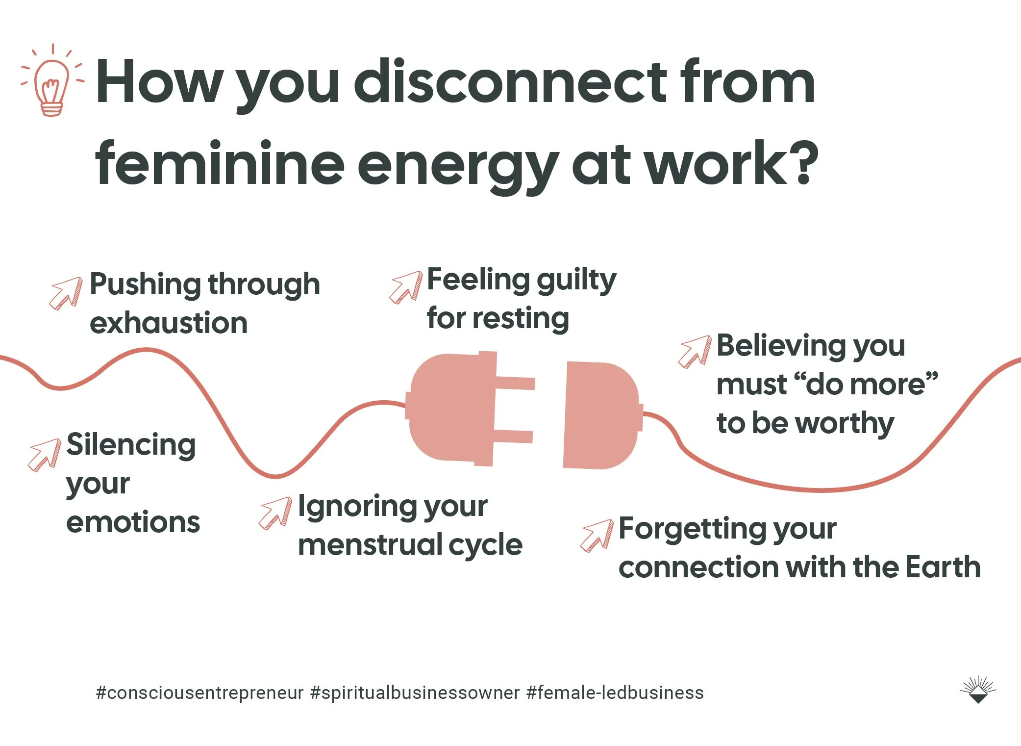 Disconnect from feminine energy at work