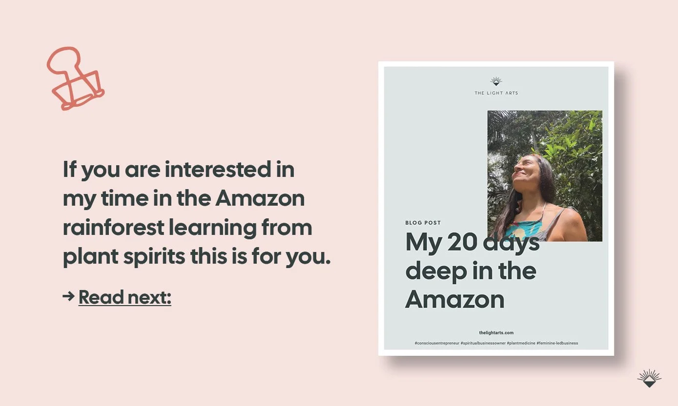 my 20 days deep in the Amazon during a master [lant dieta