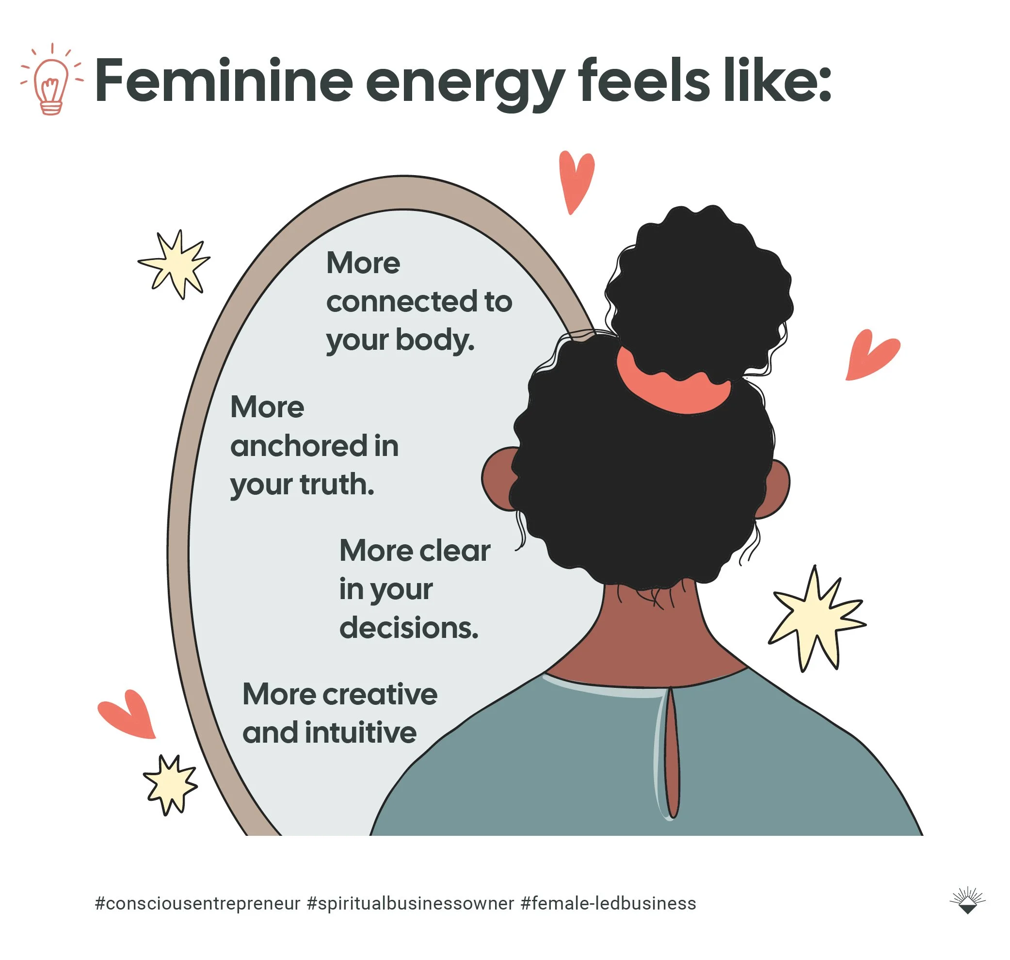 Feminine energy feels like