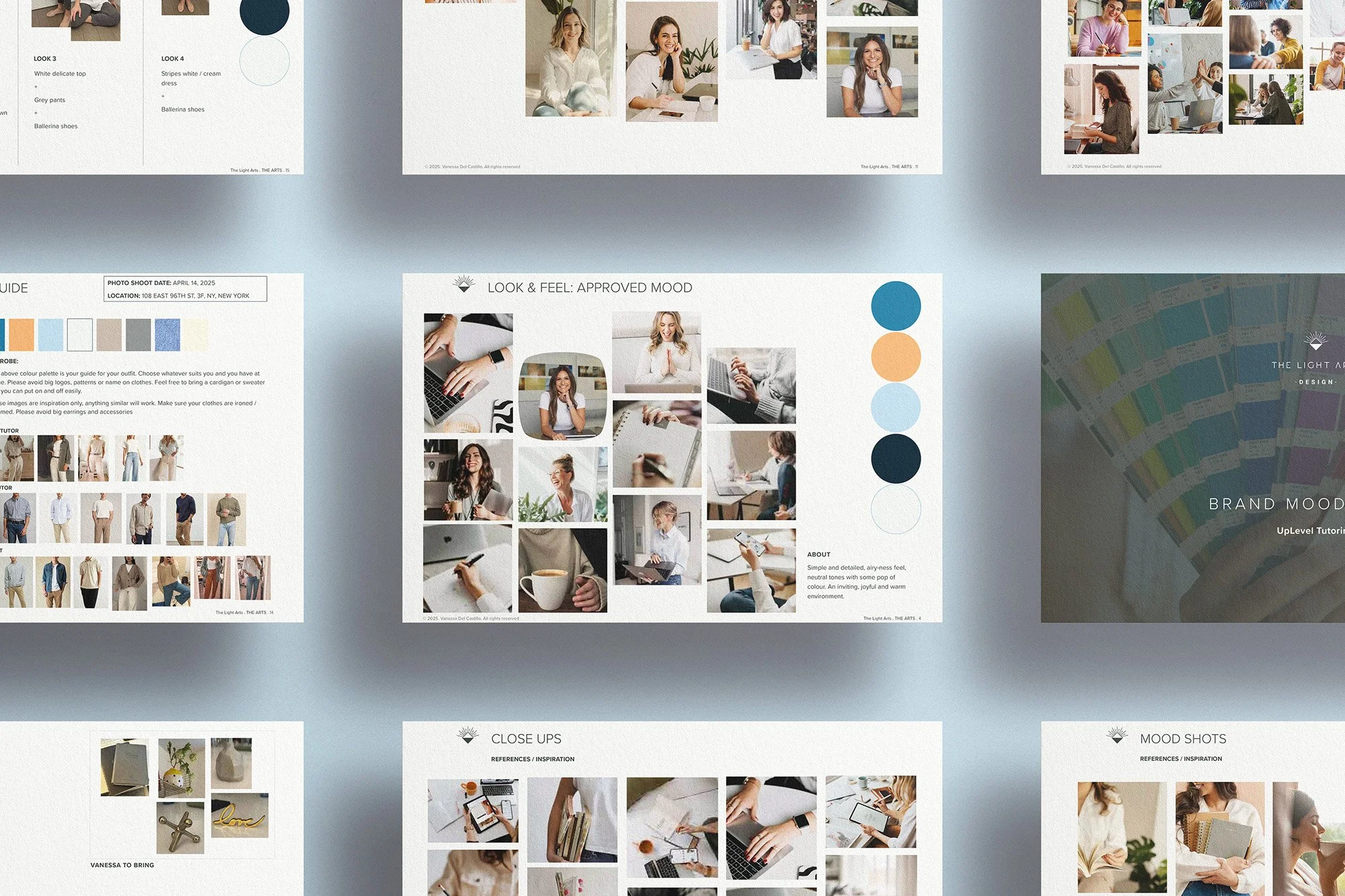 The Light Arts Design UpLevel Tutoring branding