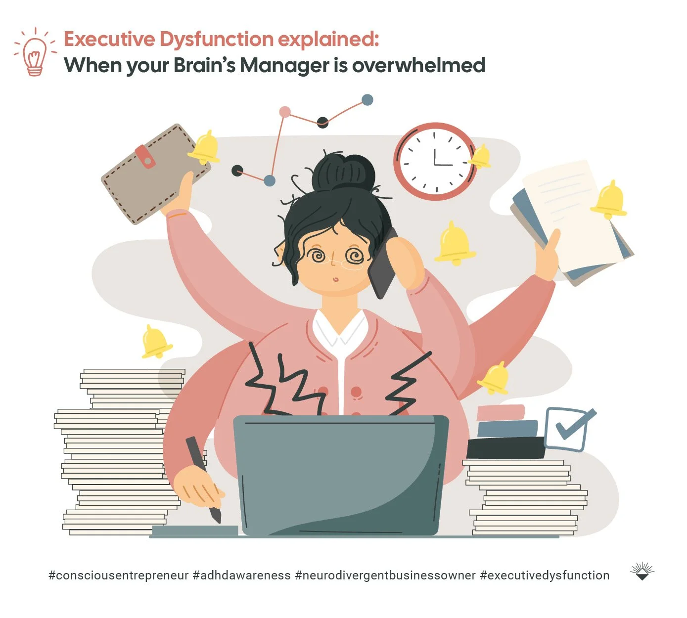 Executive Dysfunction explained:  When your Brain’s Manager is overwhelmed