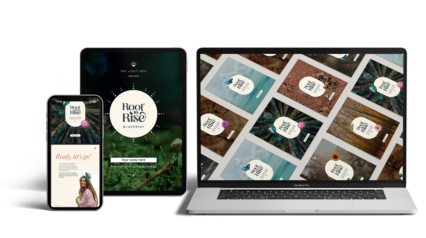 The Light Arts root to Rise branding mentorship