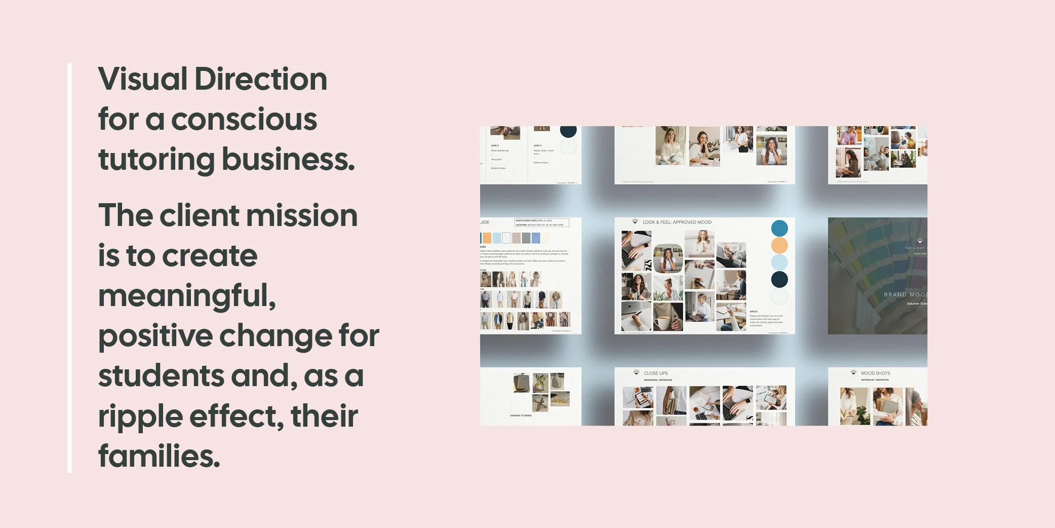 Visual direction and branding for a spiritual brand