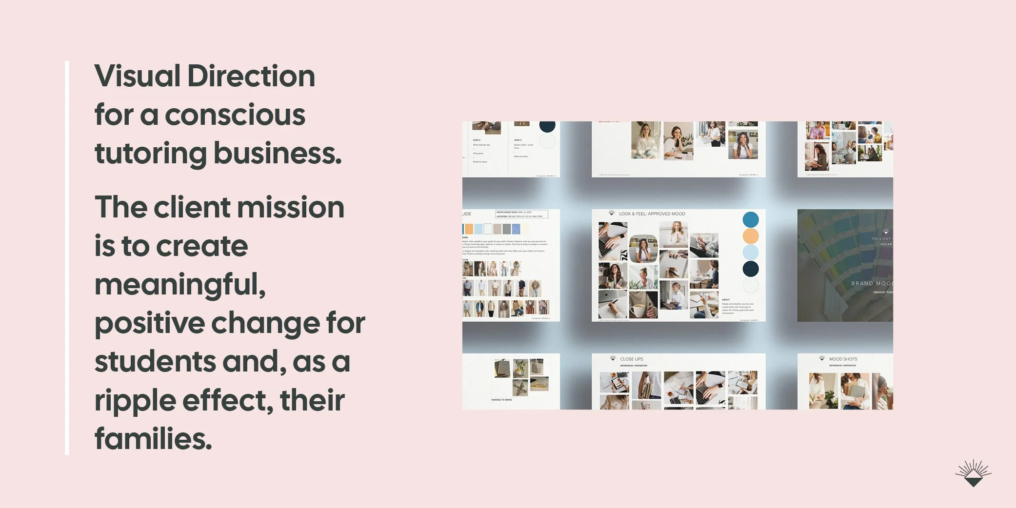Visual direction and branding for a spiritual brand