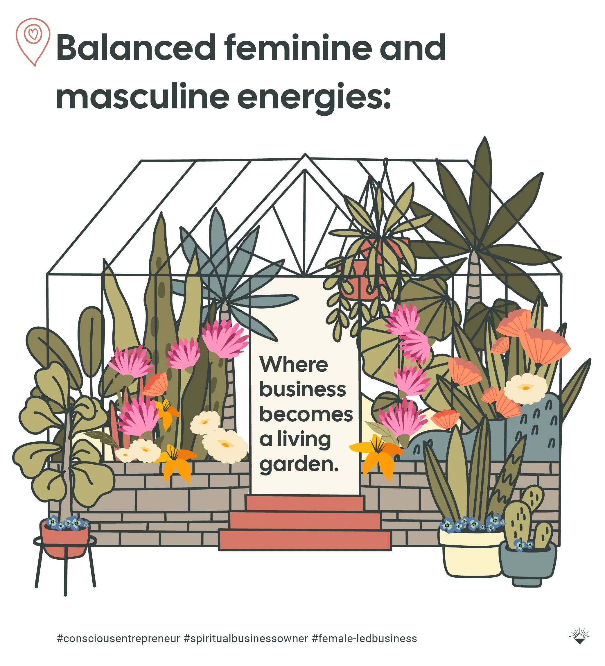 balanced feminine and masculine energies in business