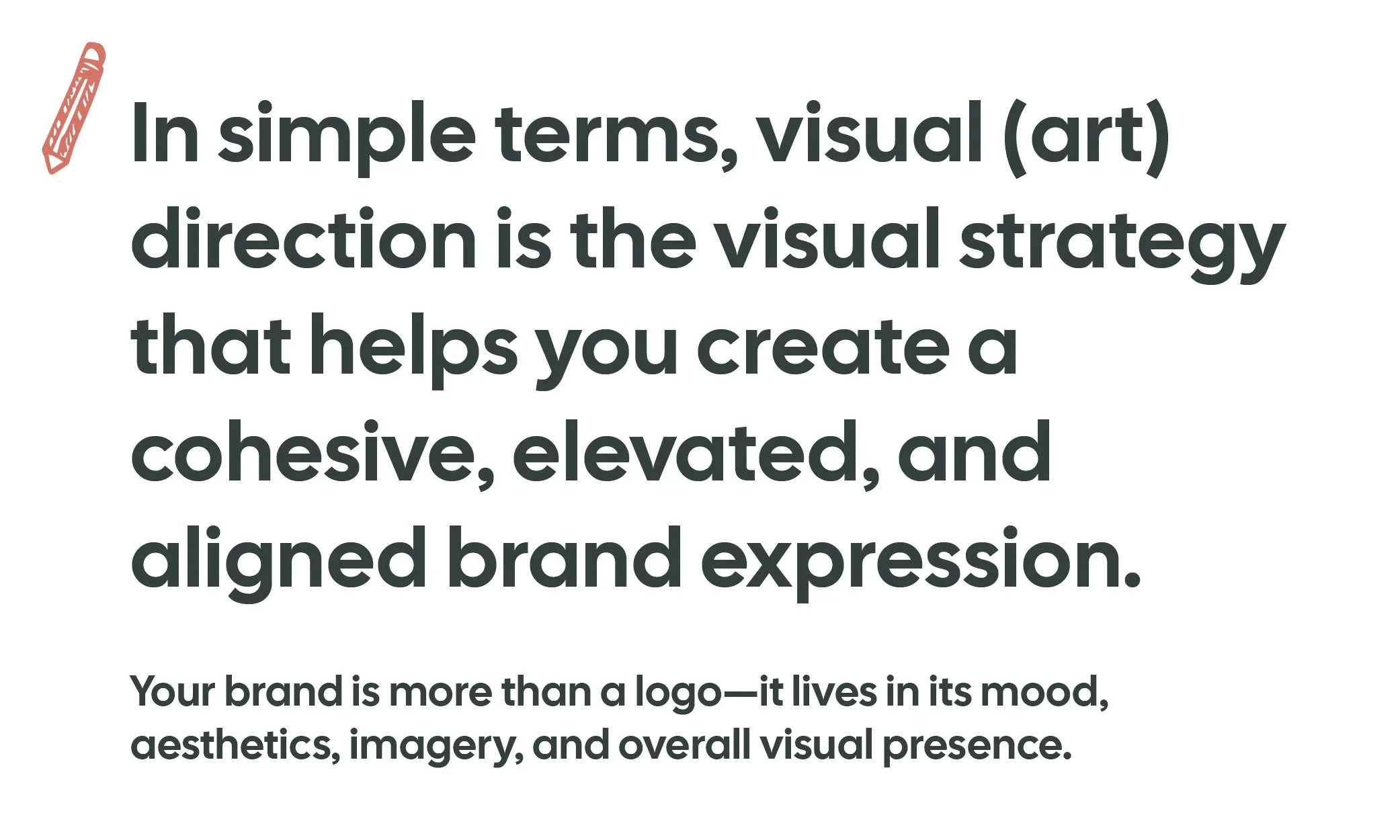 Art direction in branding, what is art direction, what is visual direction