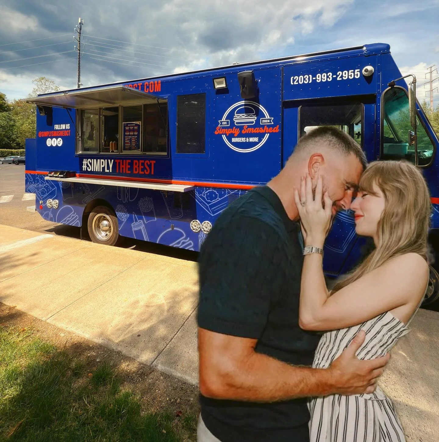 This is going to be simply the best wedding🥹🍔😅❤️‼️‼️‼️

#engaged #taylorswift #traviskelce #simplythebest❤️ #simplythebest #simplysmashed #smashburgers #foodtruck #food #burger #fairfeild #connecticut
