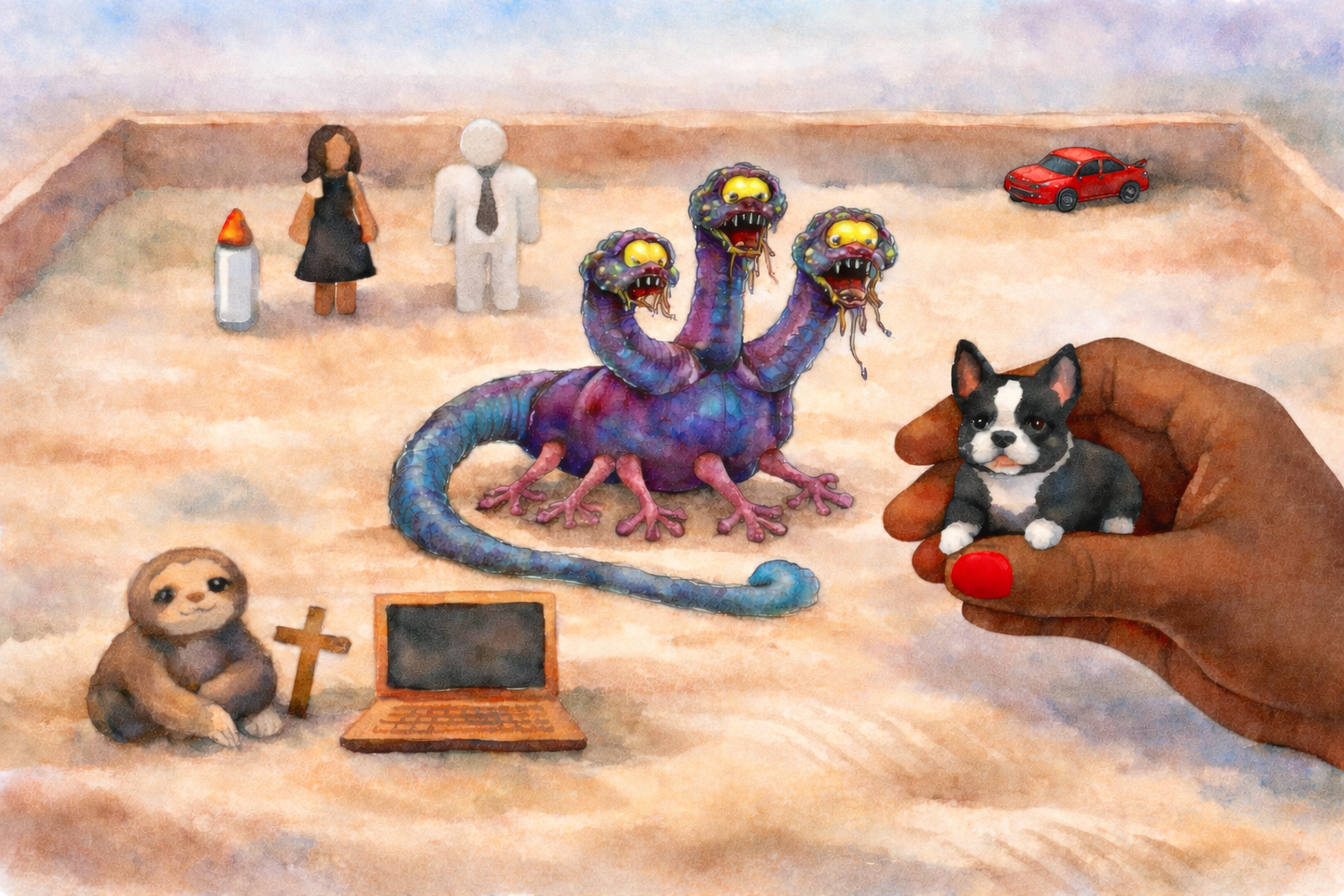 Sand Tray Therapy for Stuck Words