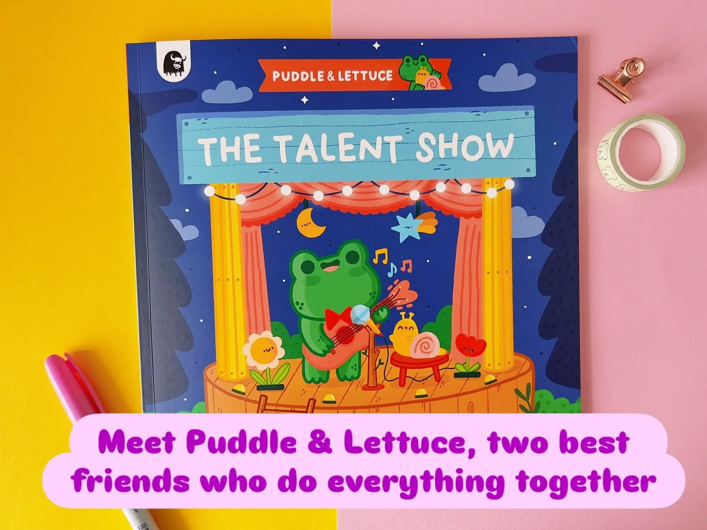 My latest picture book Puddle and Lettuce: The Talent Show is now in my shop and I can sign it just for you 💌

Add your name (or a special someone&rsquo;s) at checkout and I&rsquo;ll even doodle something cute inside 🐌🐸

Hurry, once they&rsquo;re 