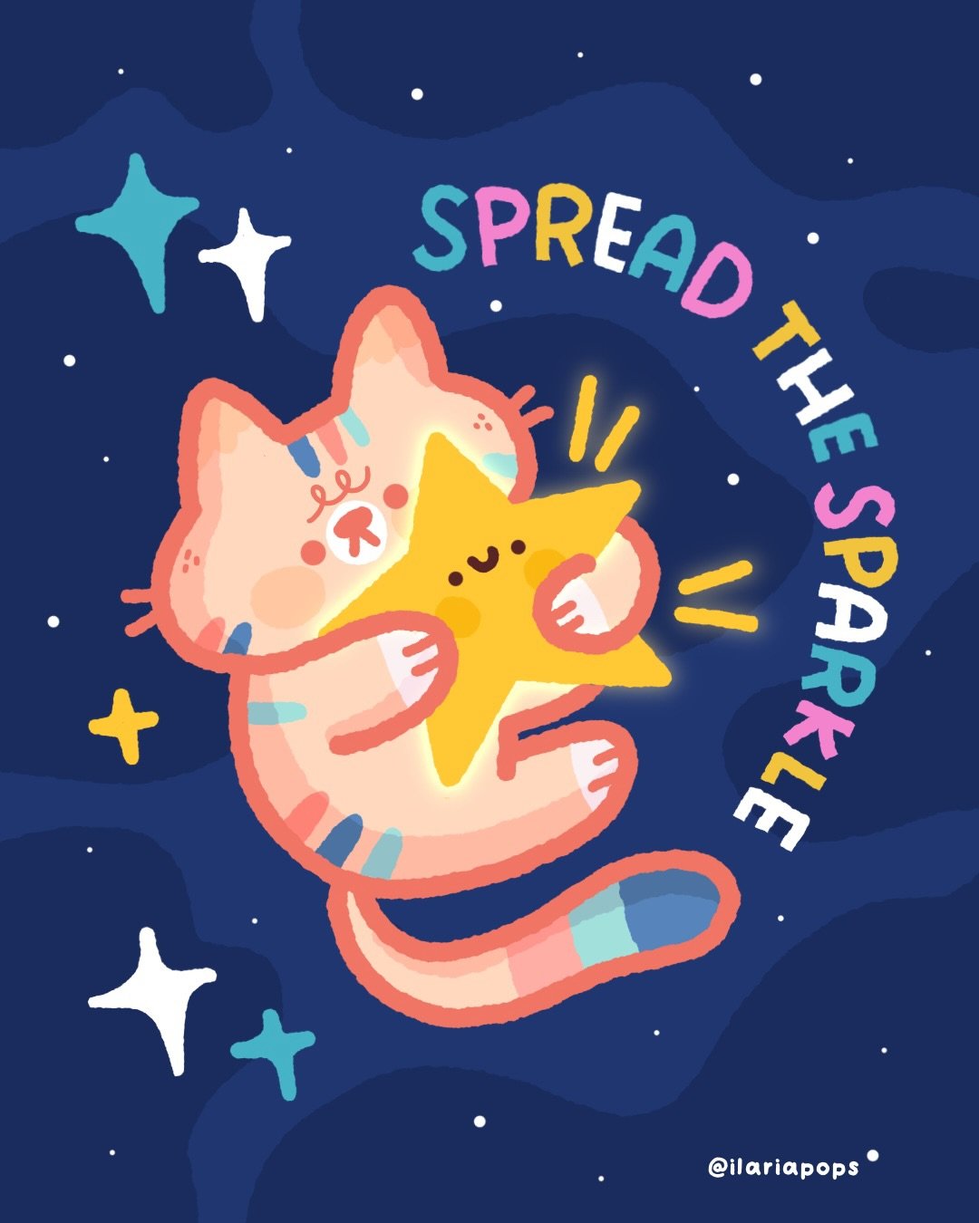 Another day in this Advent 2025, another illustration for #24toxmas25!
Today&rsquo;s prompt is Sparkle. ✨

Have you been seeing my posts lately? Reach on this app is so low, so if you do see this, please leave a like 🥰

#24toxmas25sparkle