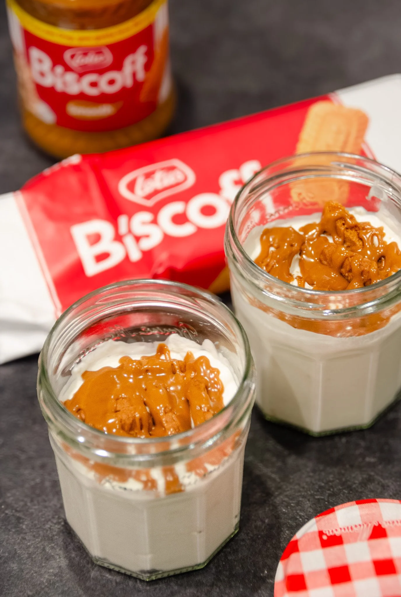Biscoff ‘Cheesecake’ Yogurt Pots