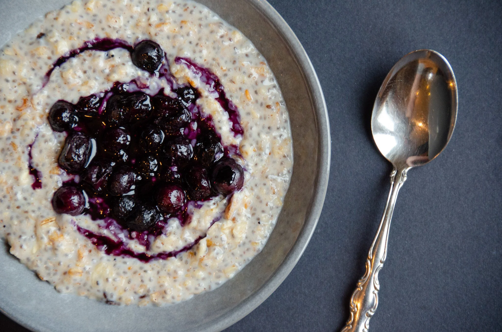 Blueberry &amp; Chia Porridge
