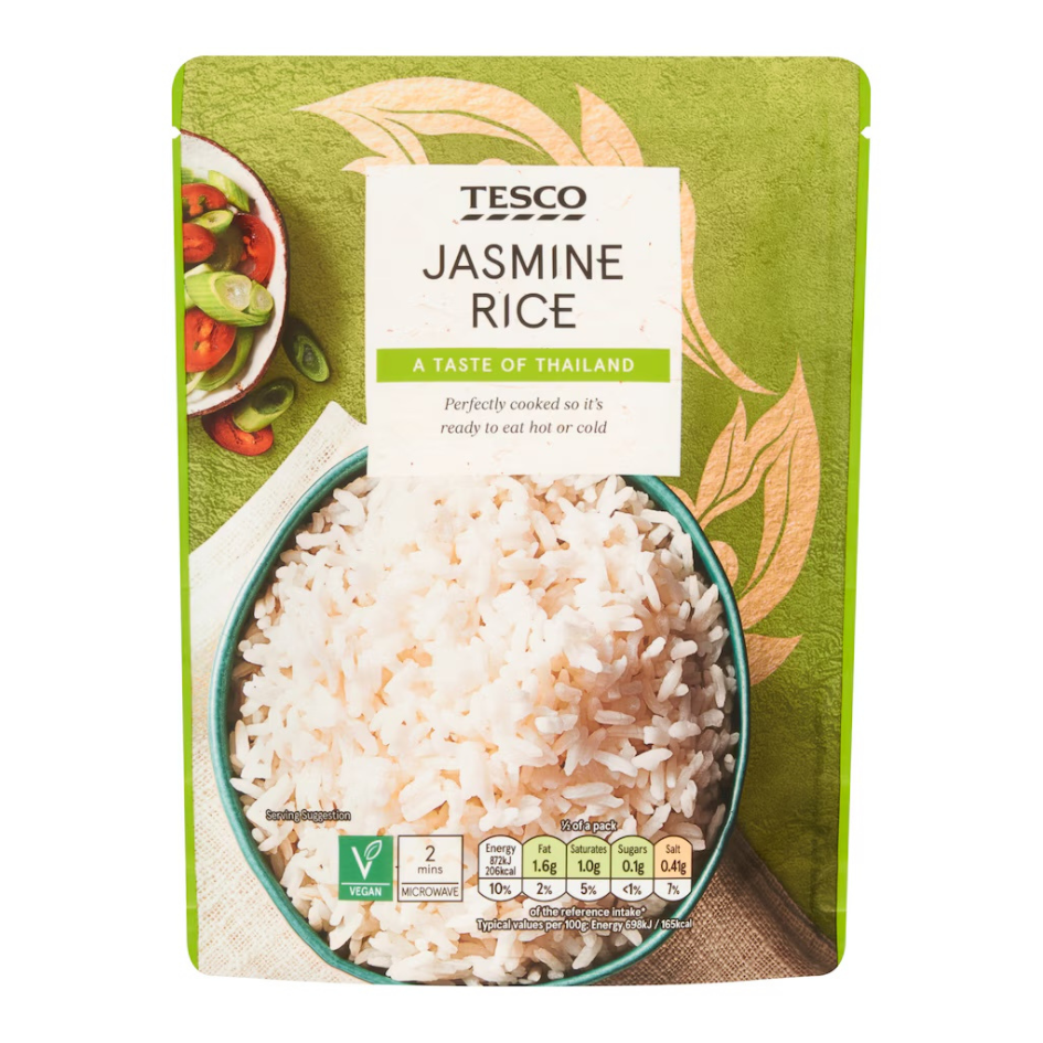 Tesco Microwave Jasmine Rice