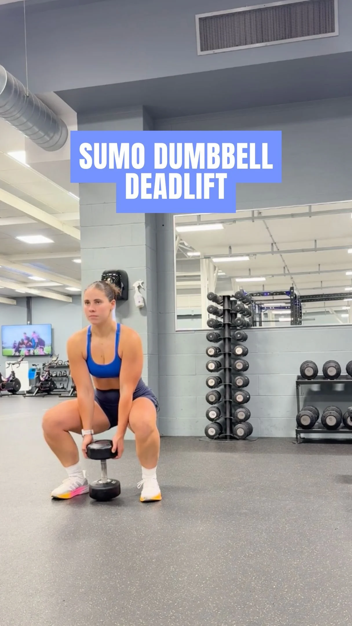 Sumo Dumbbell Deadlift