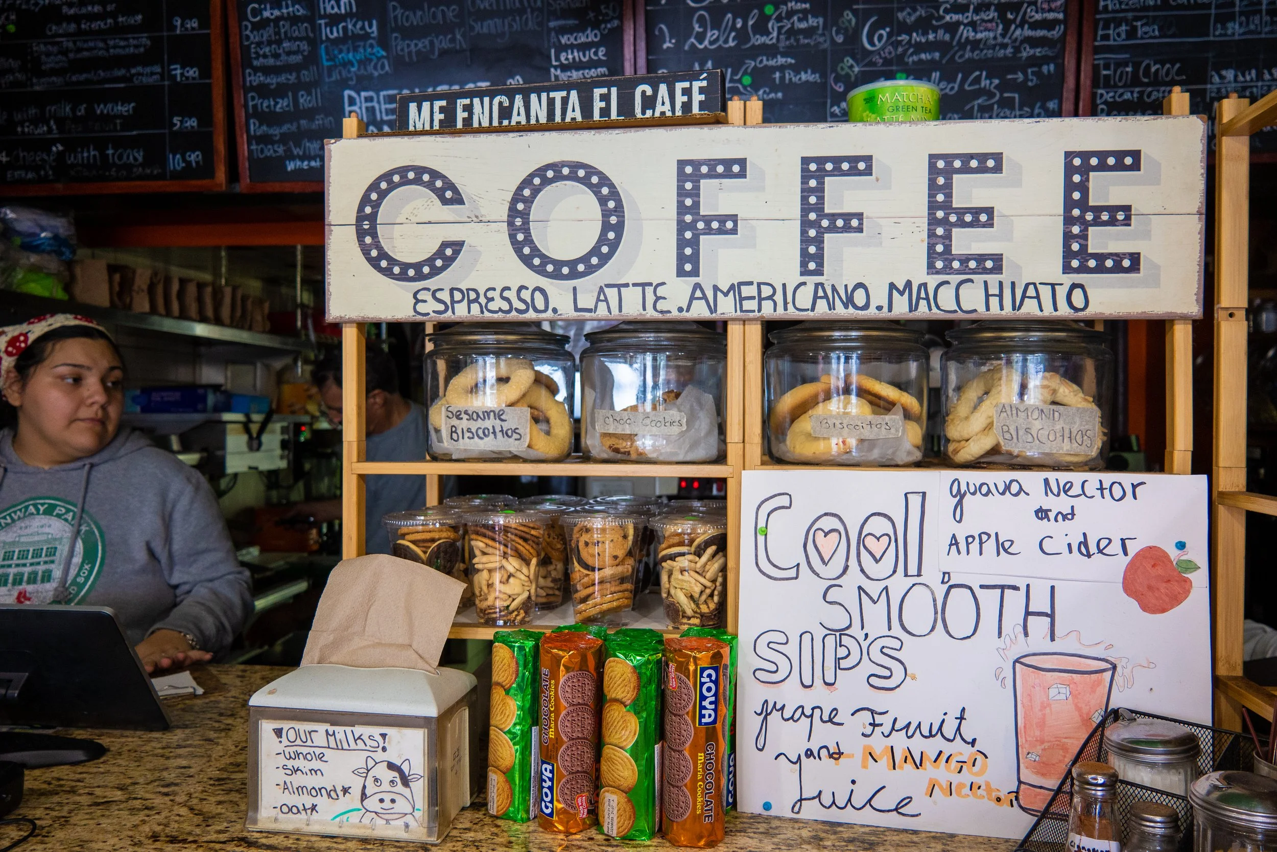 Photo of the front counter