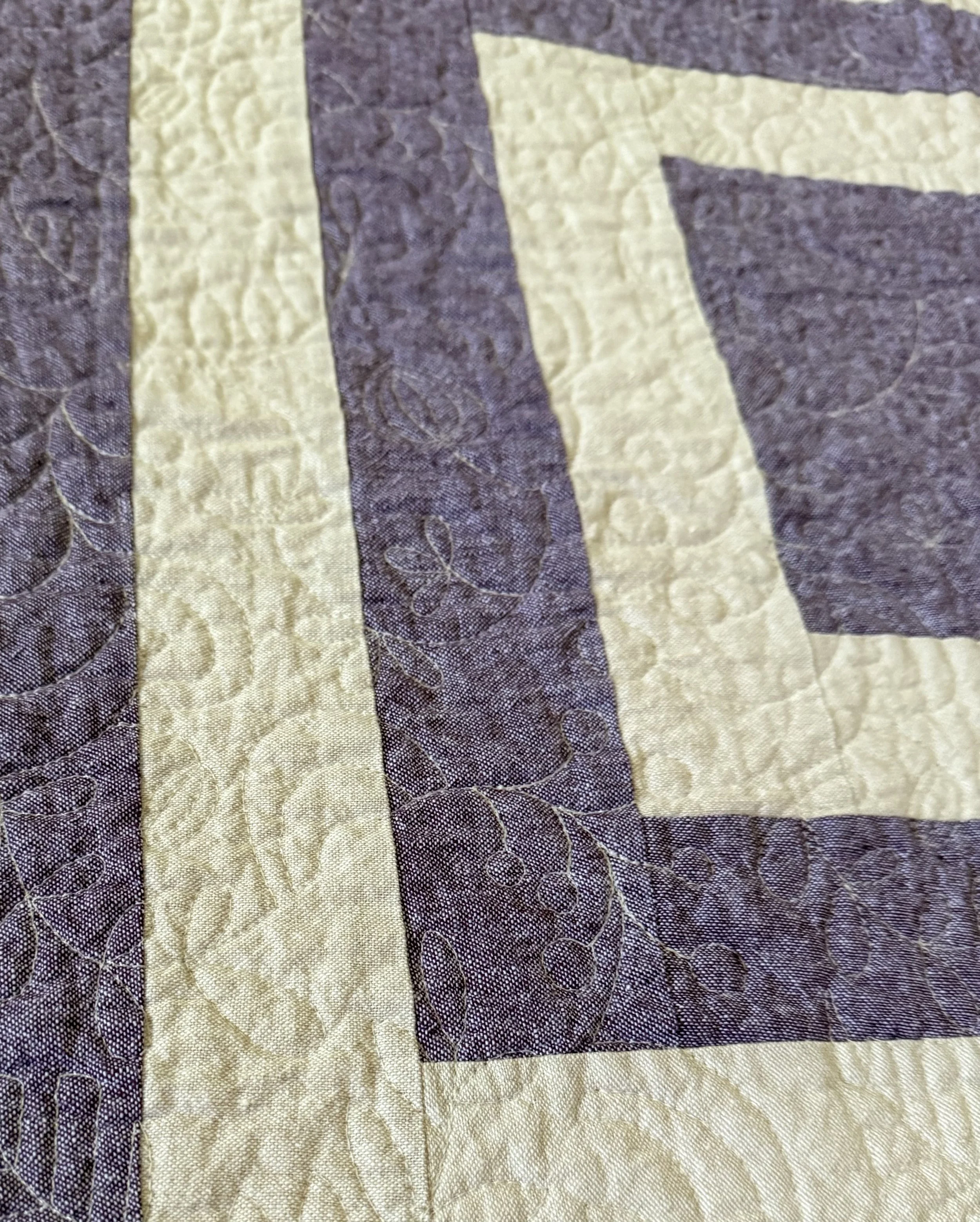 Pantograph: Abundance (Melissa Kelley); Pattern: Fireside (Suzy Quilts)