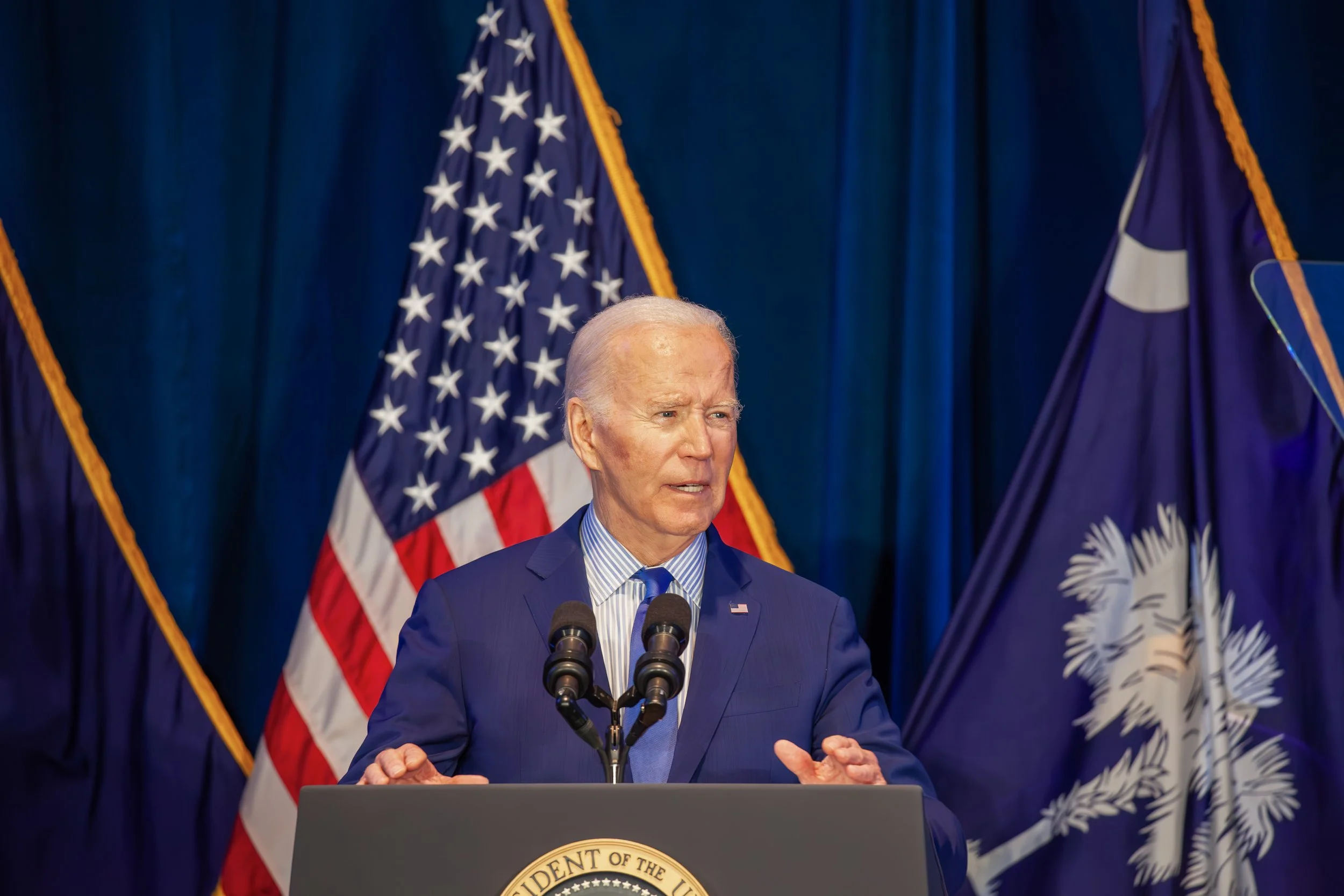 President Joe Biden at Democratic Convention in SC.